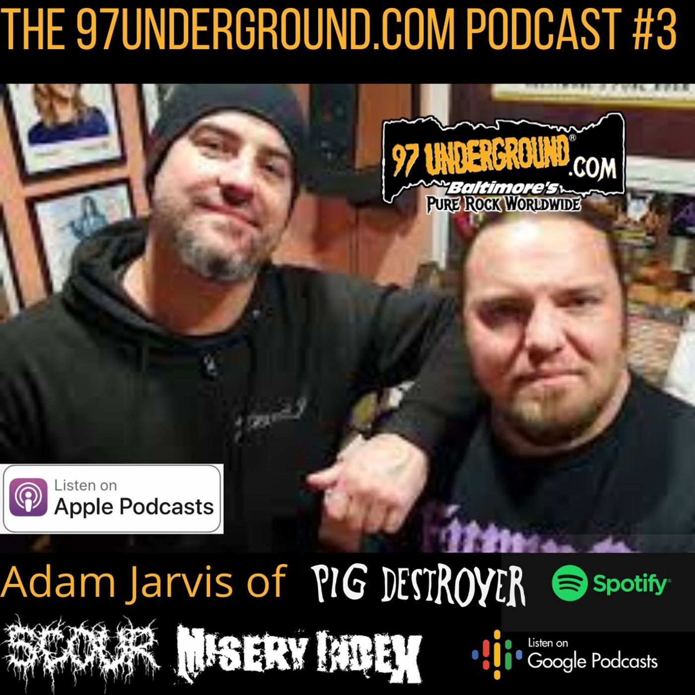 #3: Adam Jarvis from Misery Index, Pig Destroyer, Lock Up, Asthma Castle, and Scour