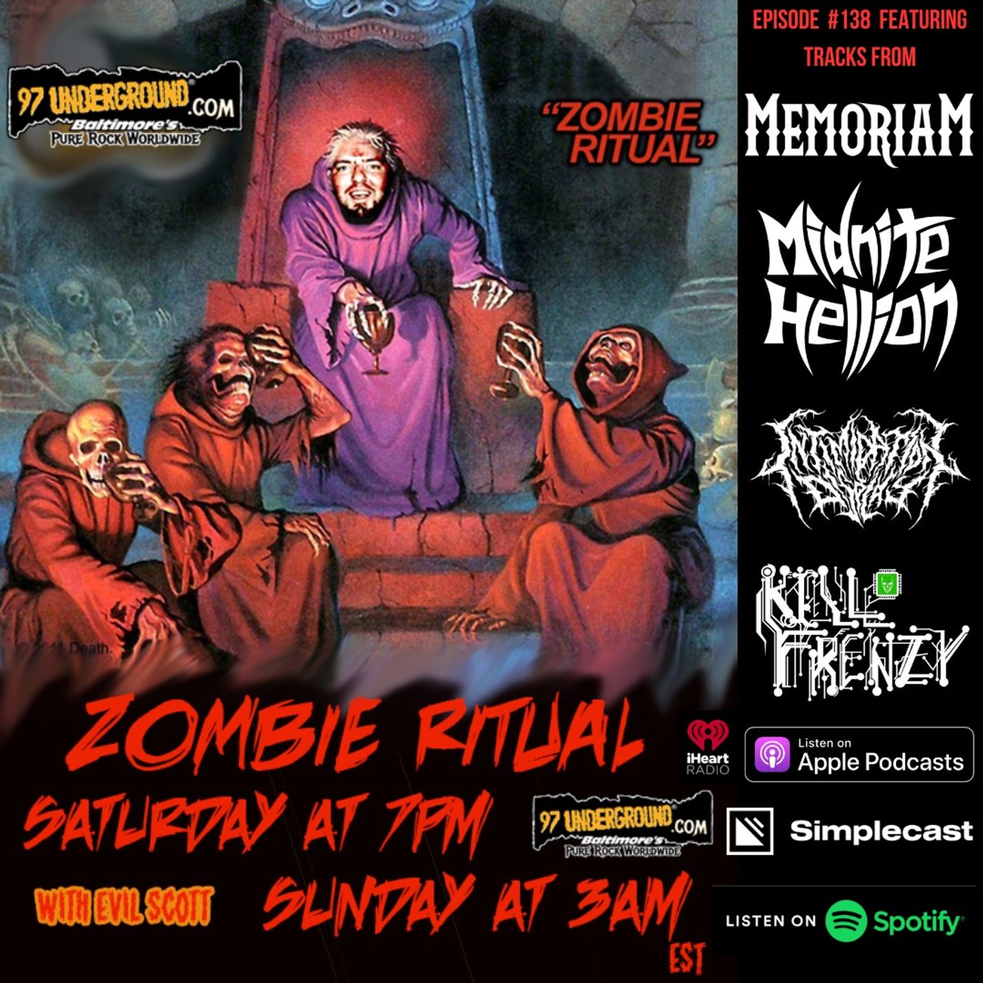 Zombie Ritual Radio 138 episode artwork