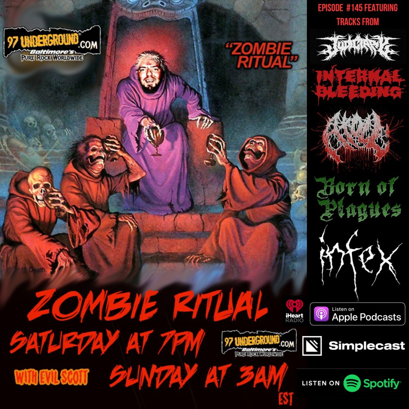 Zombie Ritual Radio 145 episode artwork