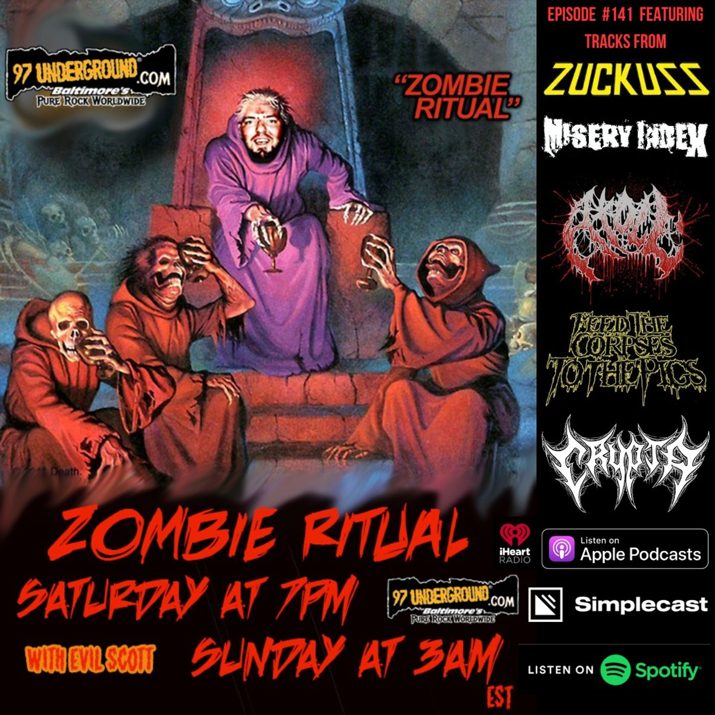 Zombie Ritual Radio 141 episode artwork