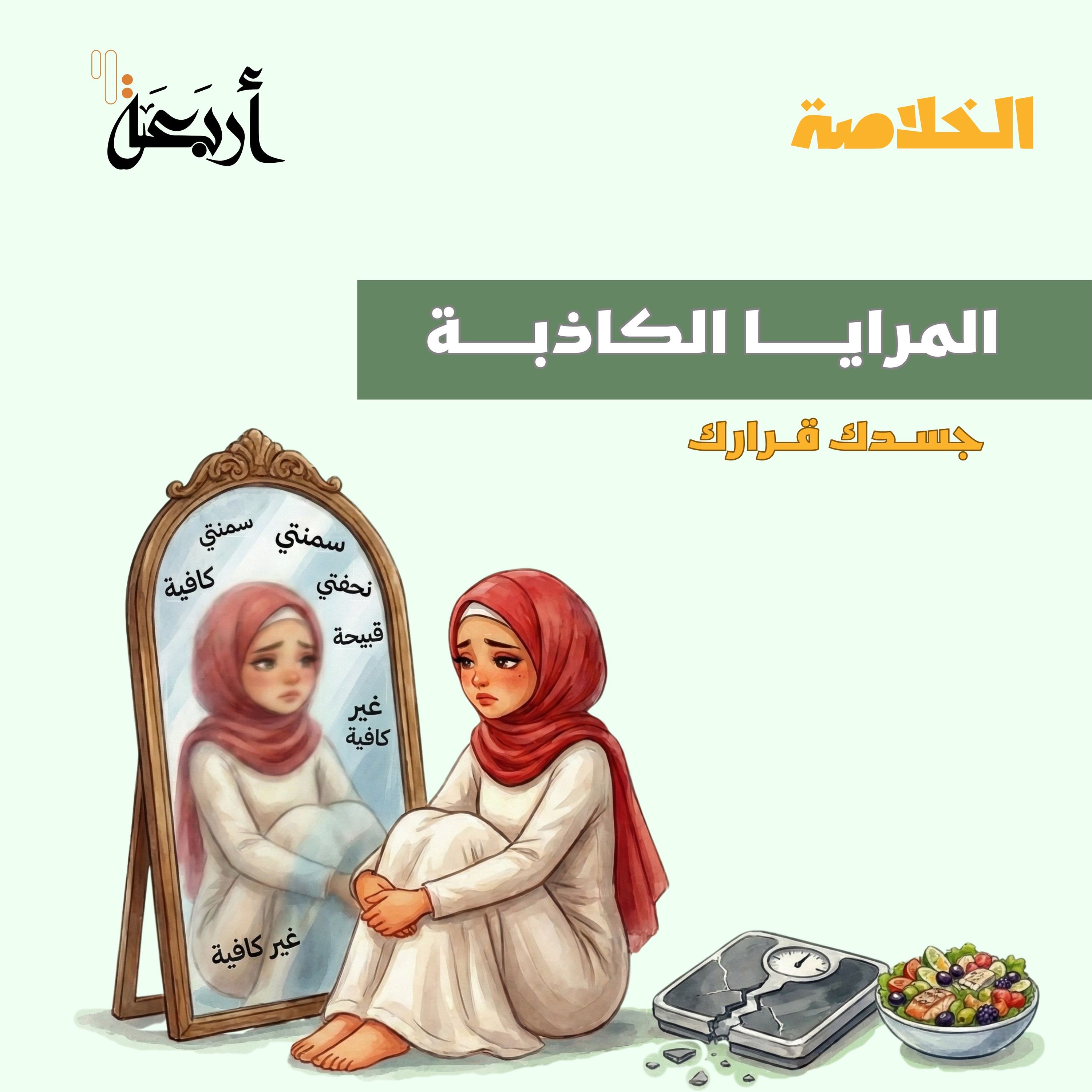 بودكاست الخلاصة | المرايــا الكاذبــة..جسدك قرارك