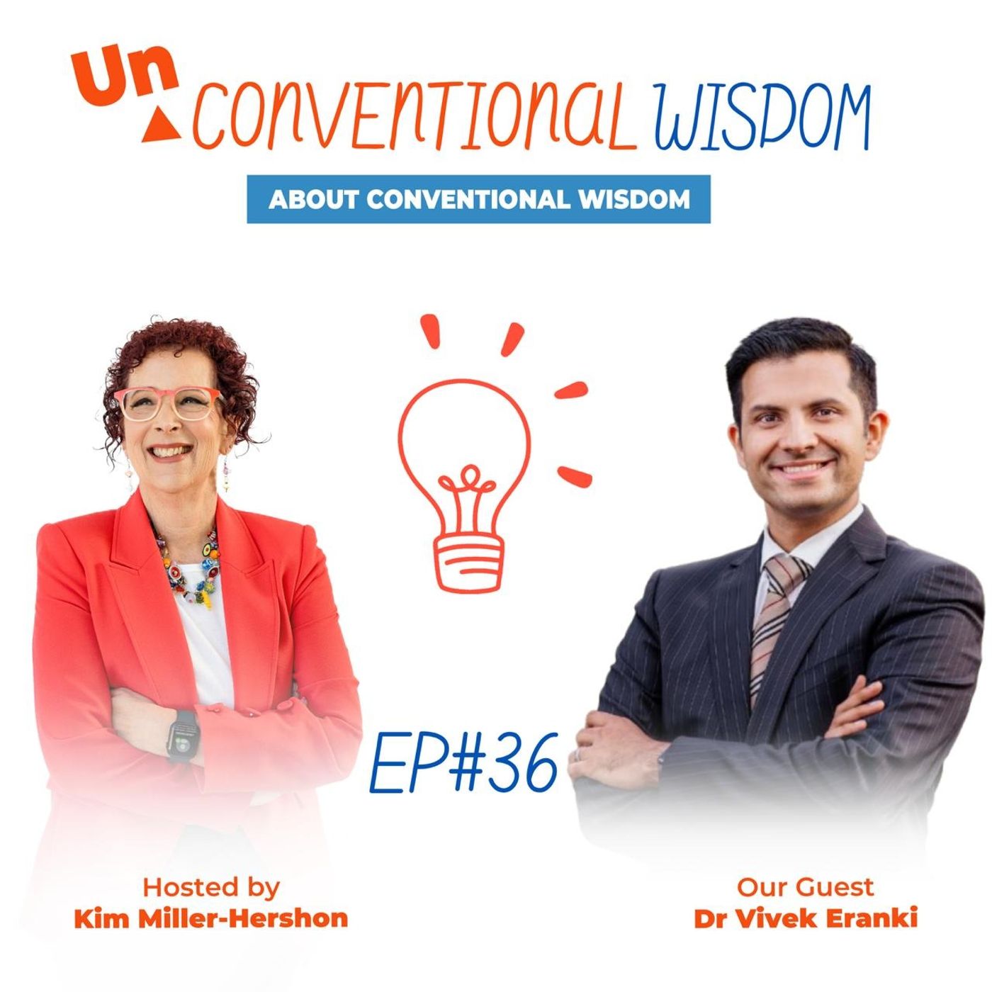 Unconventional Wisdom About Conventional Wisdom Podcast Episode Thirty Six with Dr Vivek Eranki episode artwork