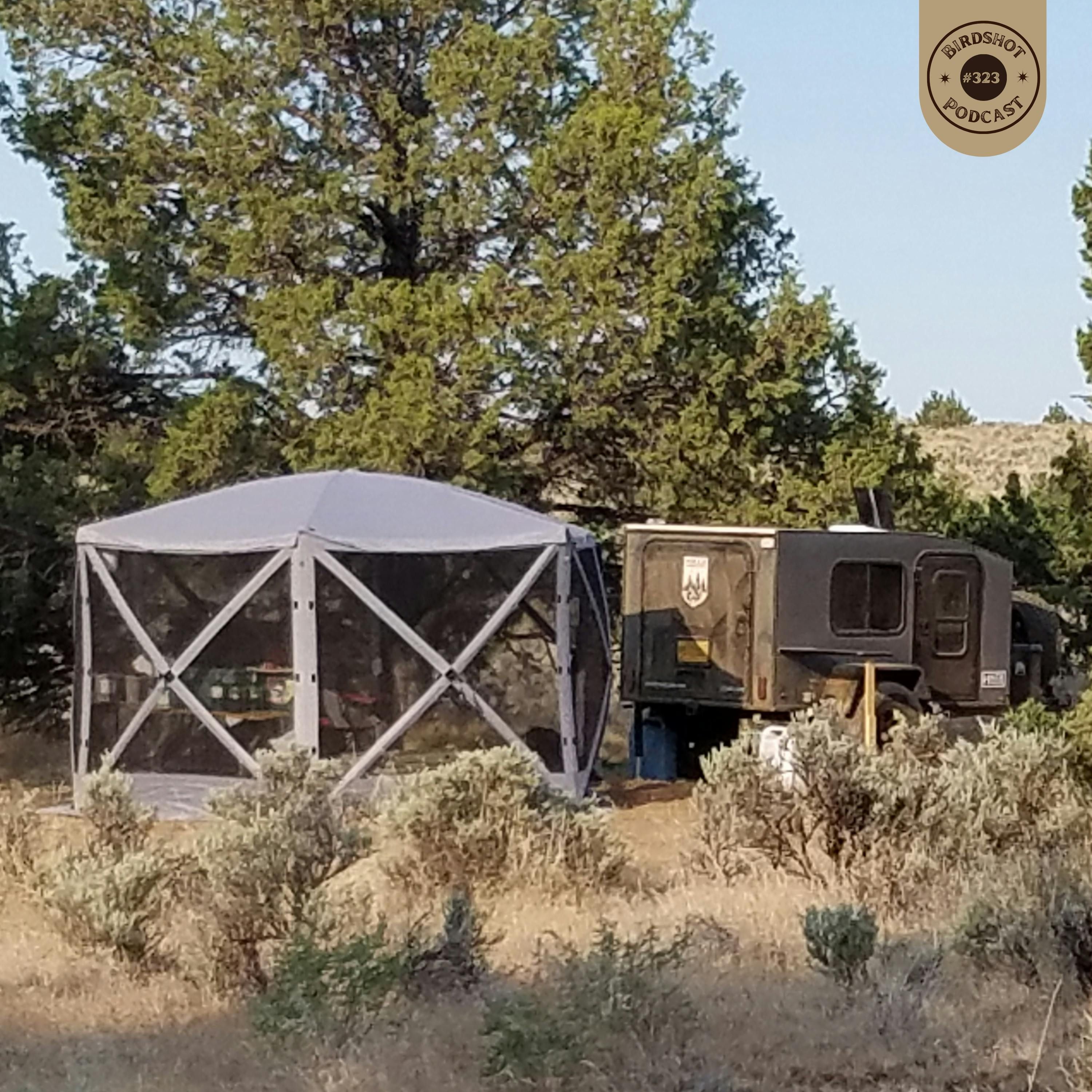 #323 | The Ultimate Solo Hunting Camp Setup with Teardrop Trailer and Clam Shelter with Cliff Hawkins episode artwork