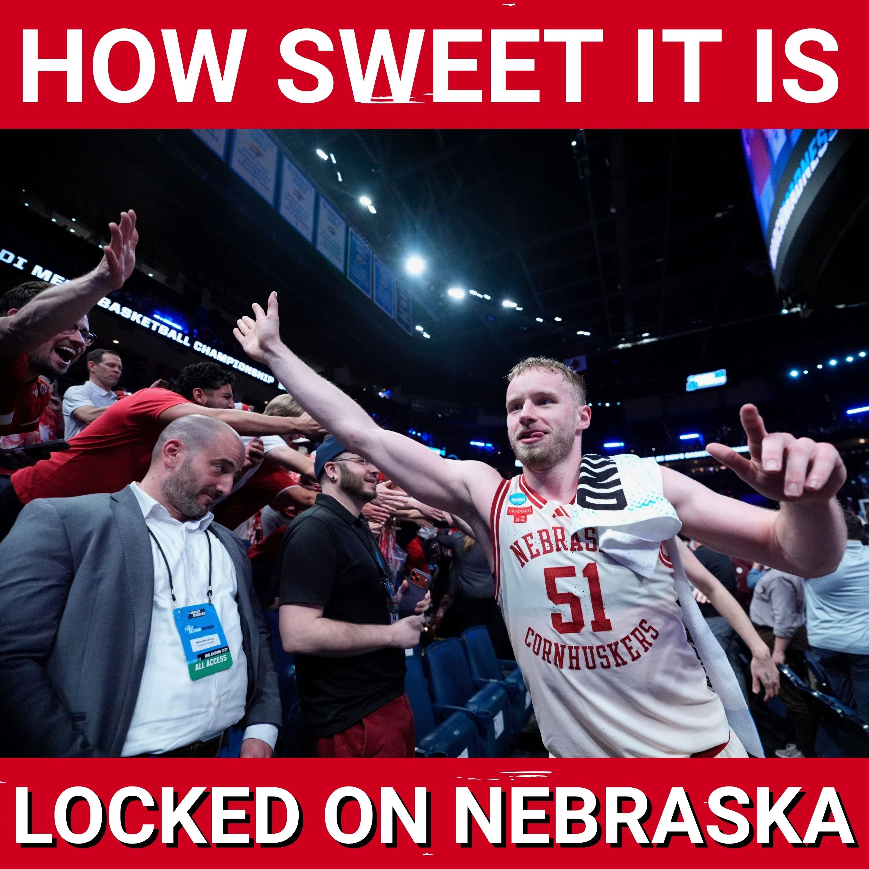 SWEETNESS: Nebraska basketball is headed to Houston!