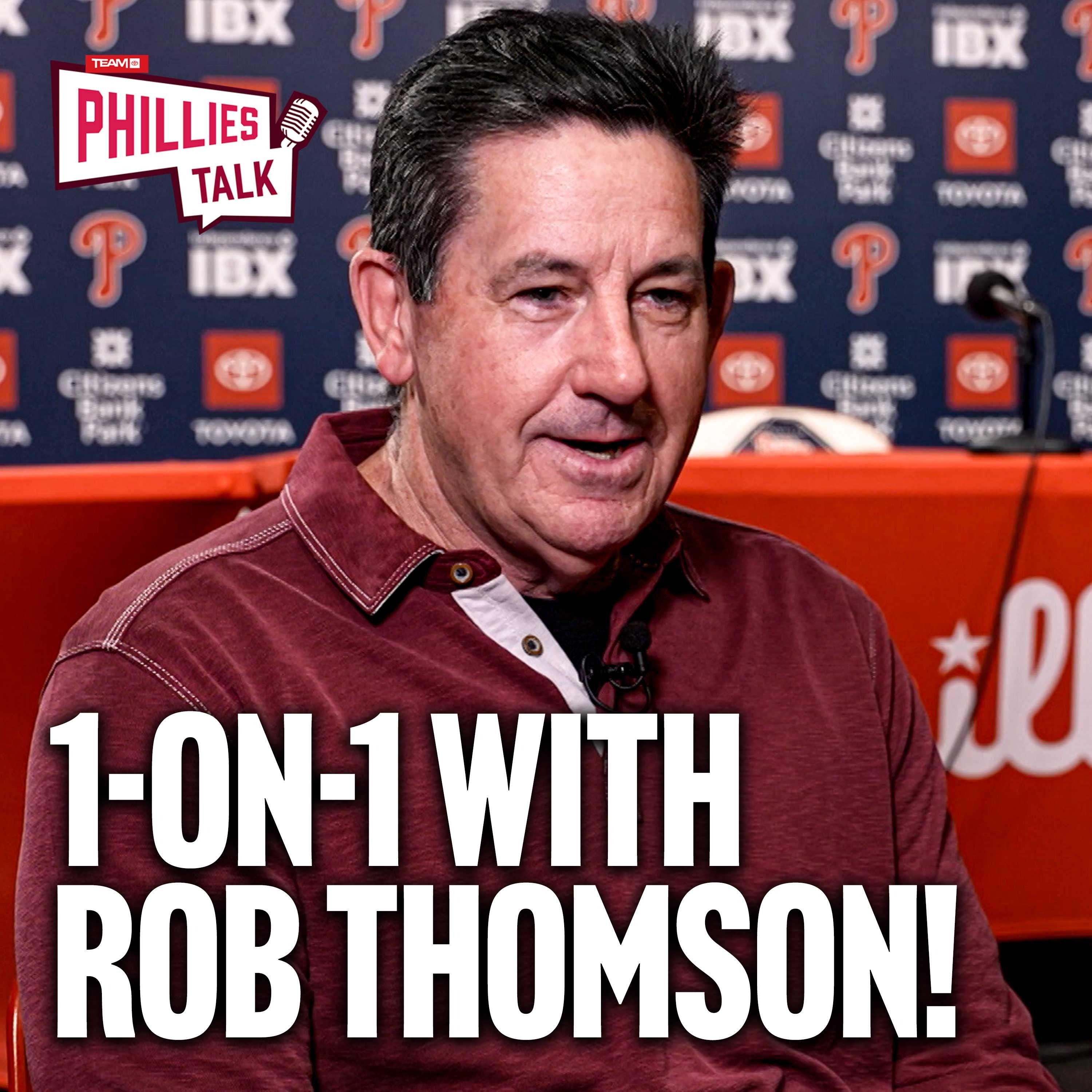 One-on-one with Phillies manager Rob Thomson + expectations for Justin Crawford