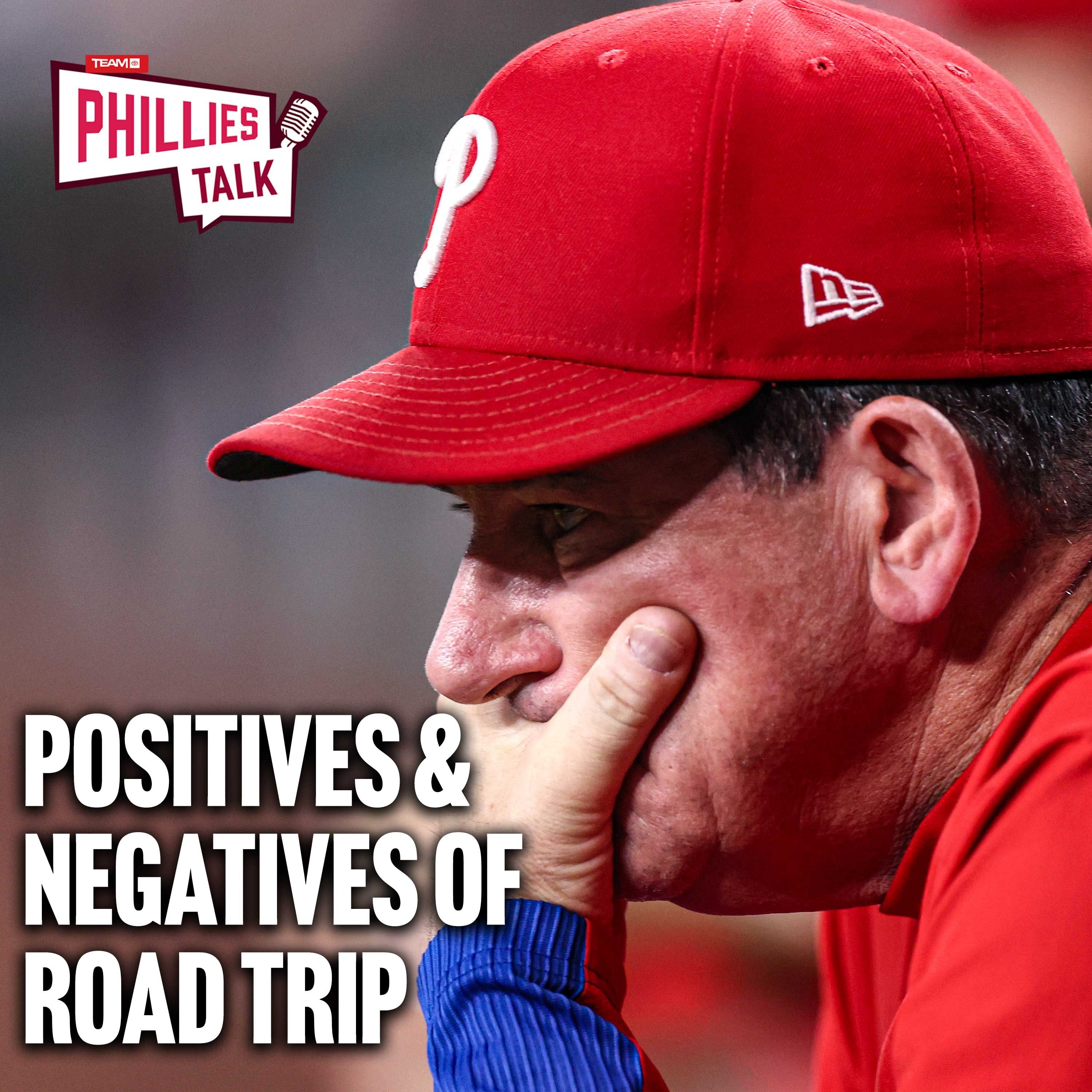 Positives and negatives as Phillies wrap up final road trip of the year