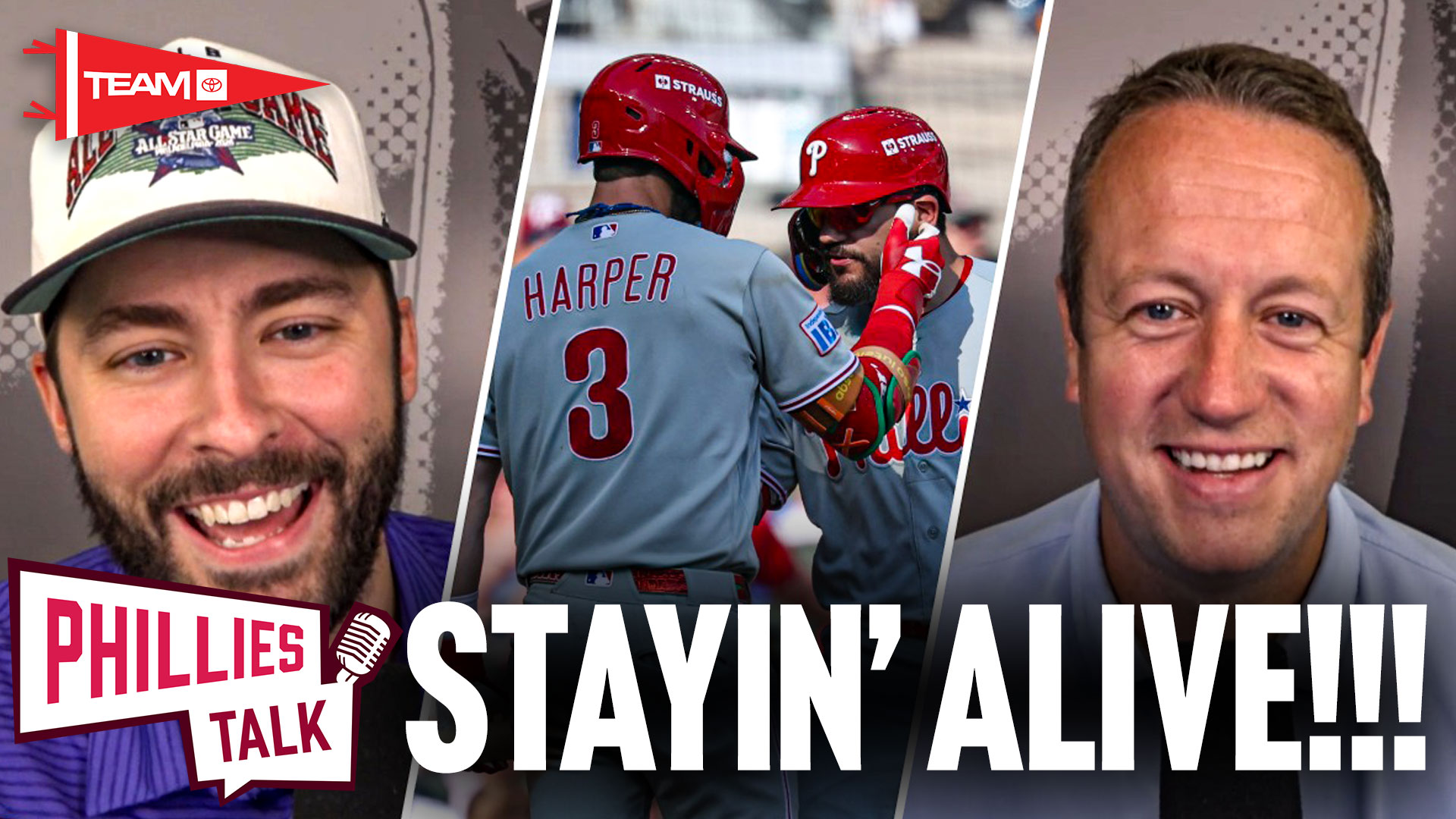 WHAT. A. WIN. Phillies force decisive game three after CRAZY win in game two