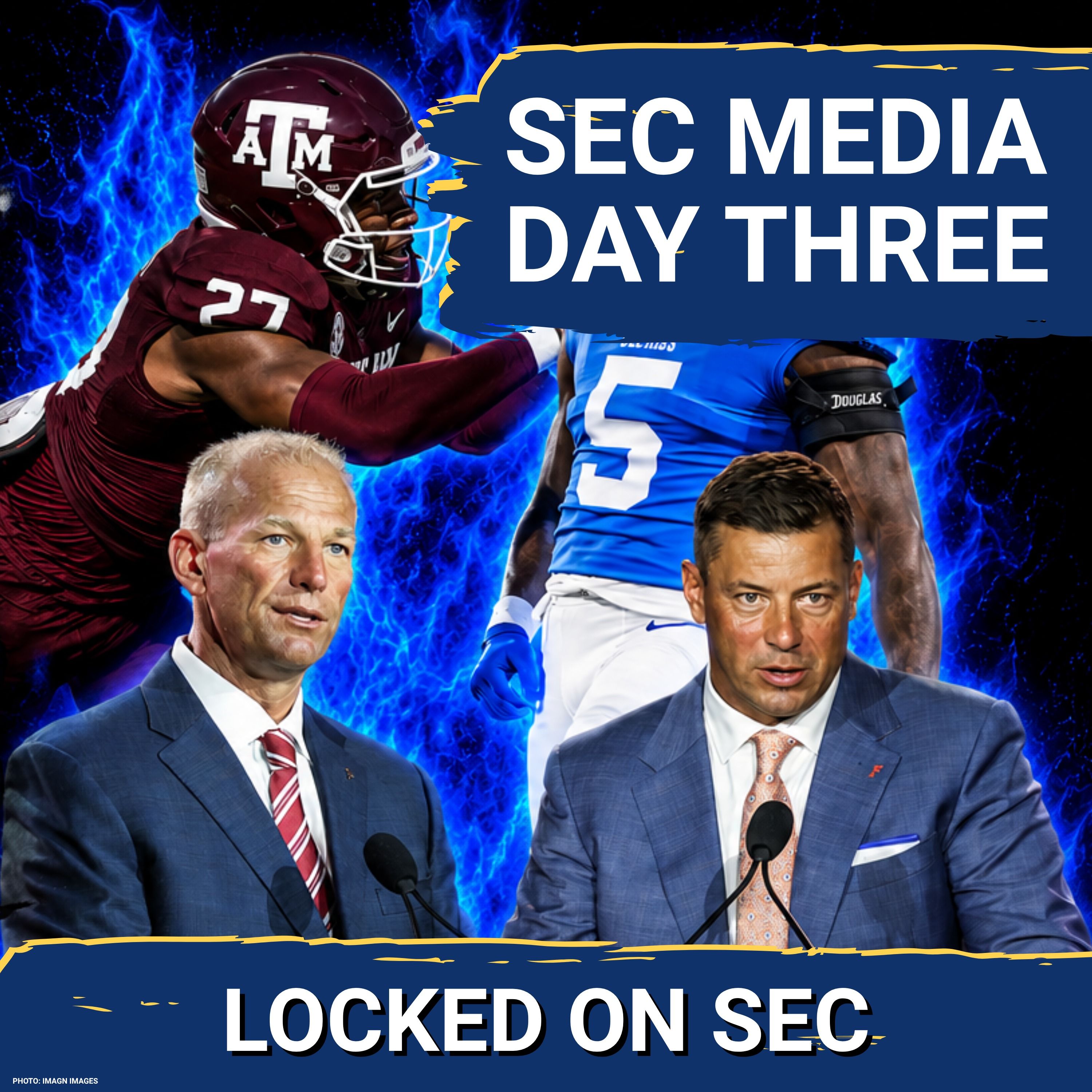 Bama HC Kalen DeBoer & Ole Miss RB Kewan Lacy Join The Show | SEC Media Day 3 Recap