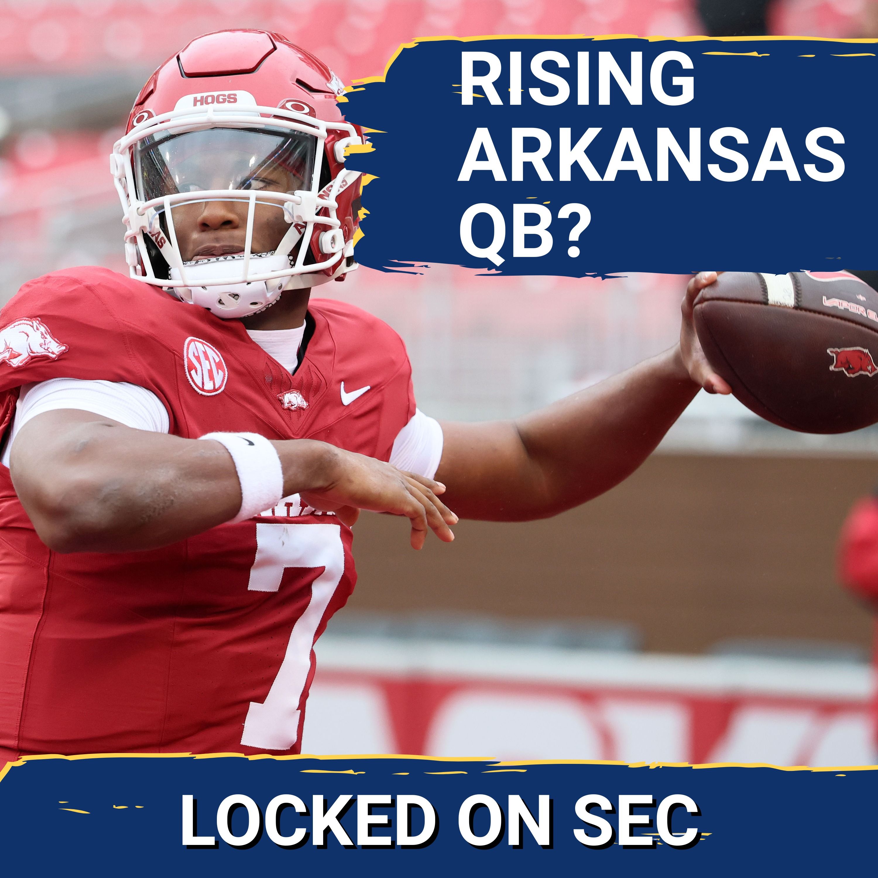 CHAOS? KJ Jackson in PRIME Spot to Lead Arkansas, Not Transfer QB AJ Hill | Hogs Making Noise in 26?