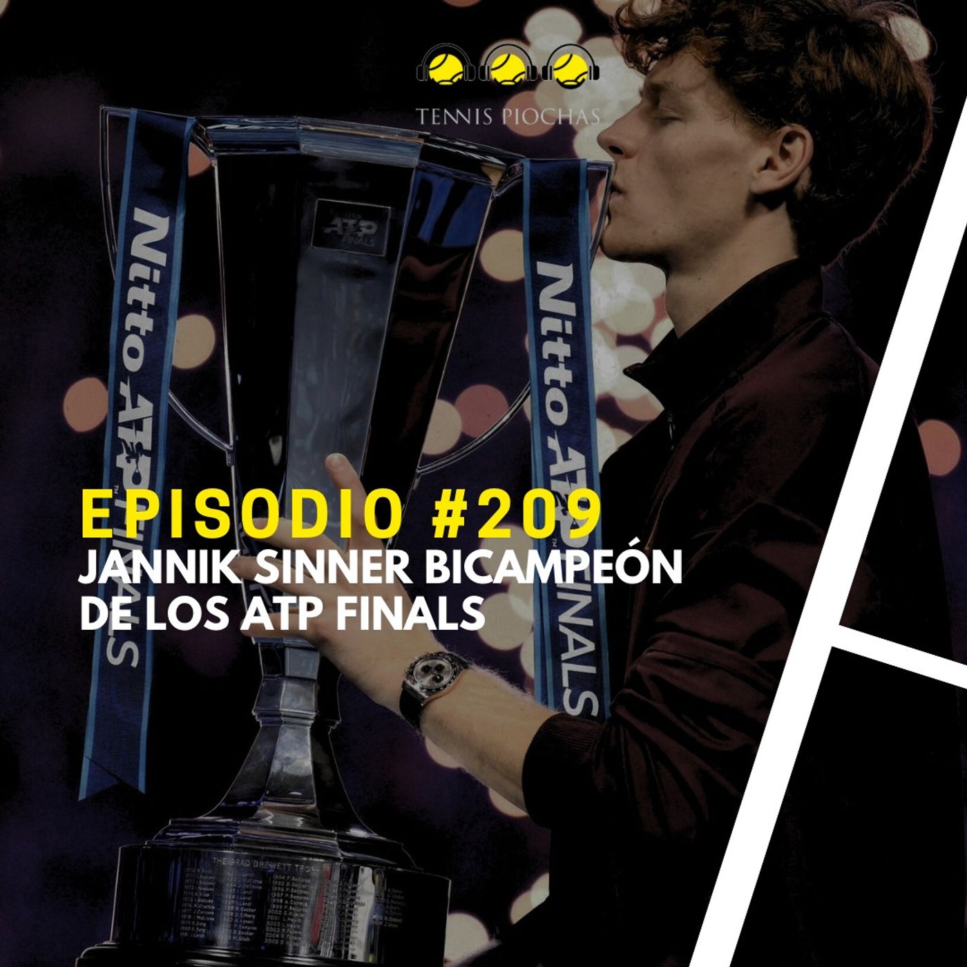 Episodio #209 - Jannik Sinner Bicampeón de los ATP FINALS.