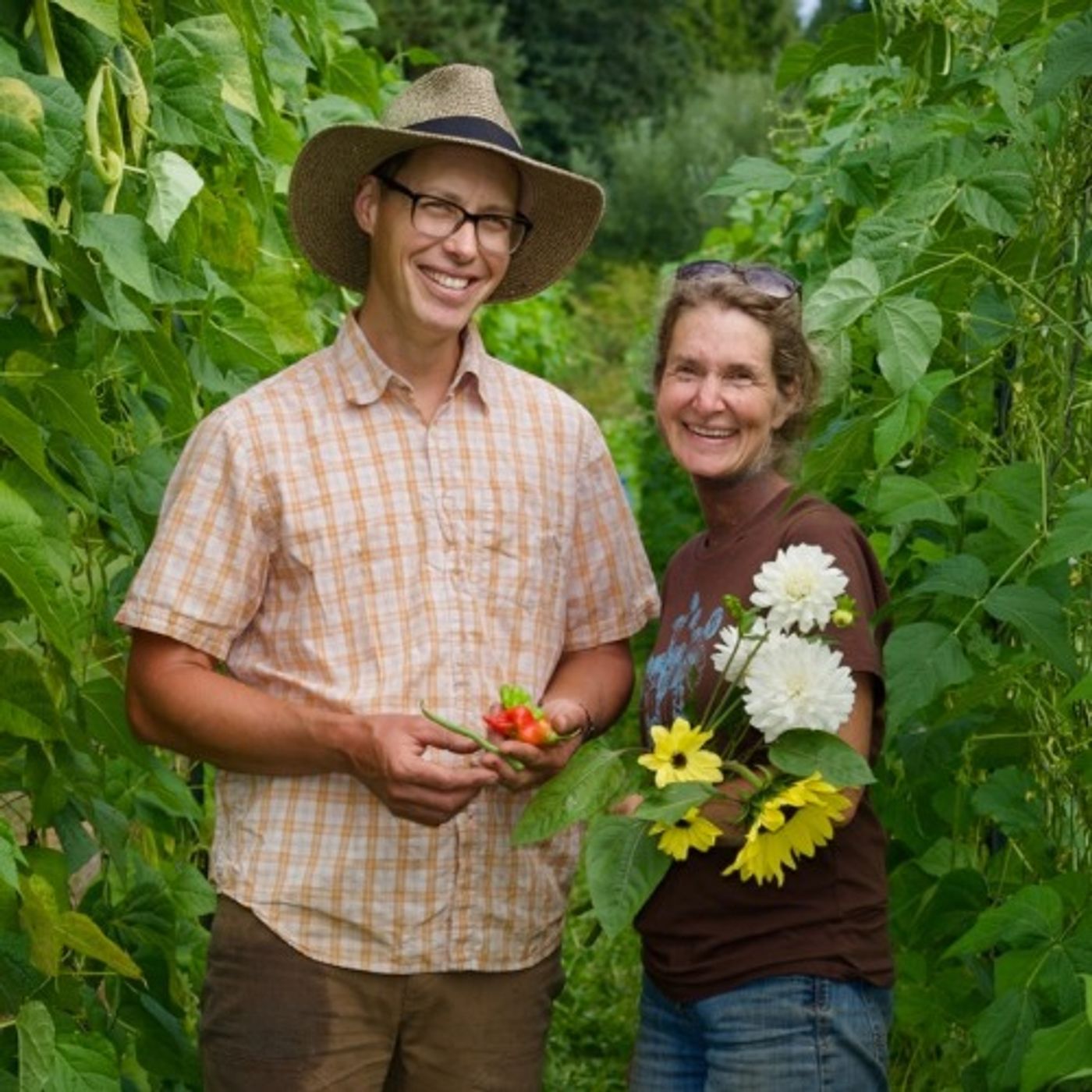 Vegetable and flower farming on cooperatively owned land in Surrey, British Columbia, Canada, with Angela and Paul Neufeld of Kingfisher Farm Market