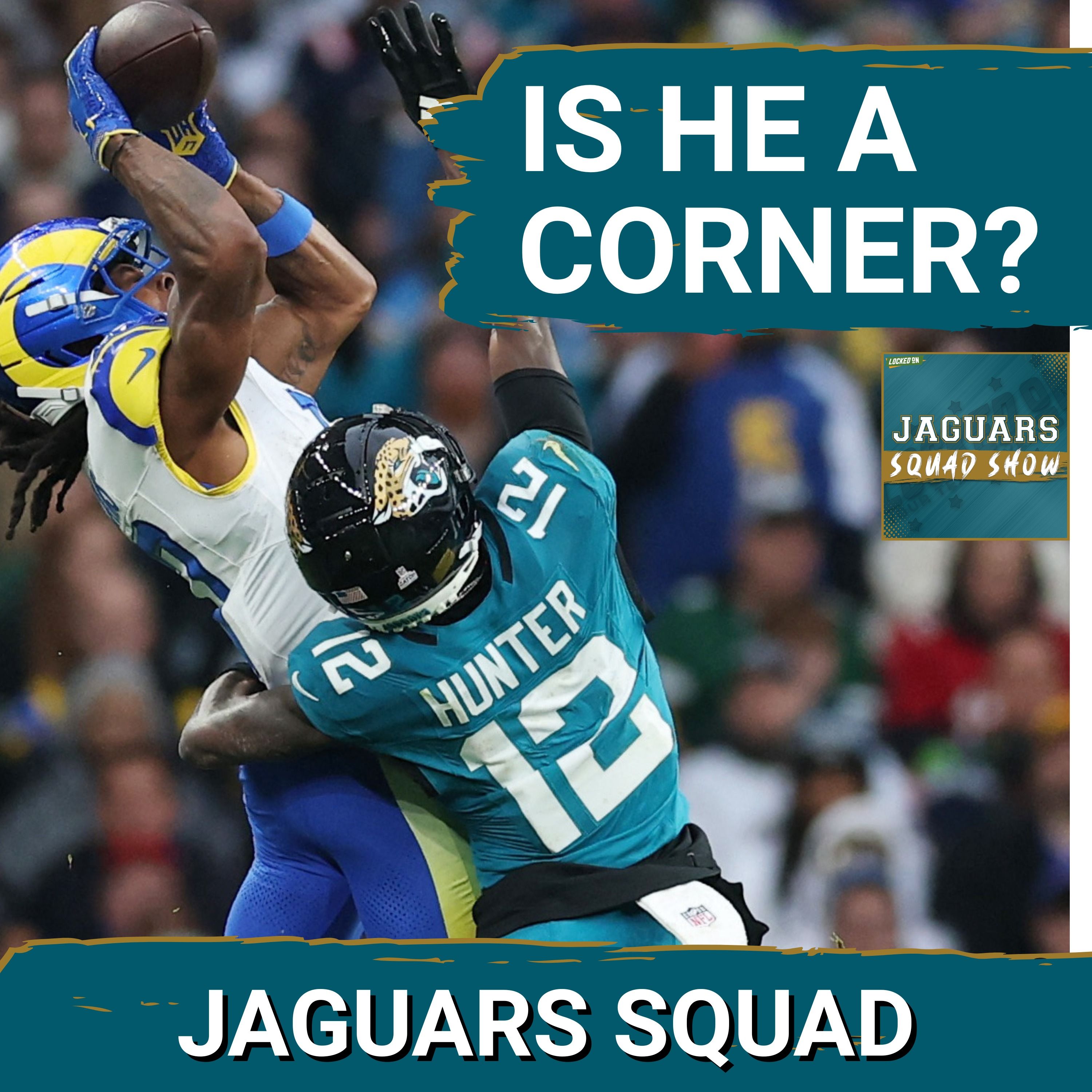 JAGUARS SQUAD SHOW: The GREAT TRAVIS HUNTER DEBATE | Jaguars Roster Moves and NFL Combine Preview