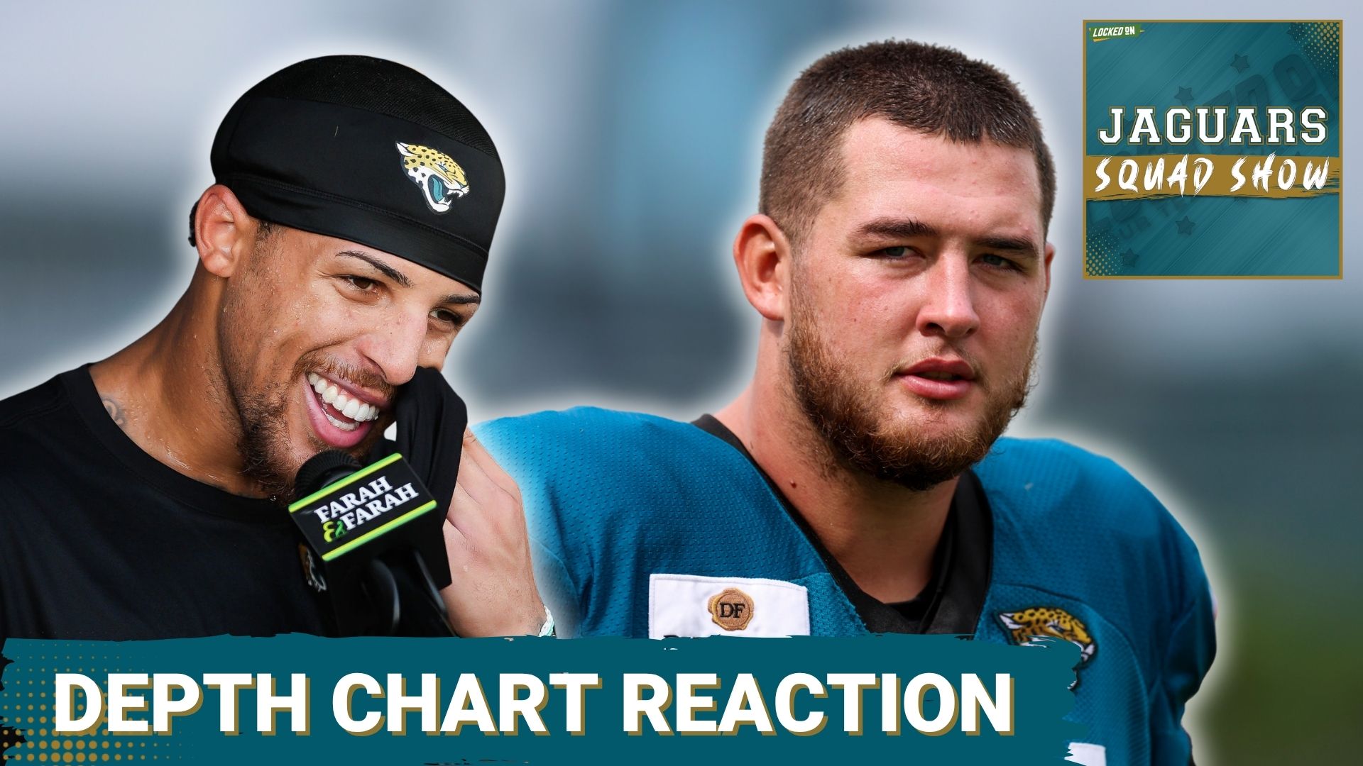 JAGUARS SQUAD SHOW: Reacting to Jacksonville Jaguars FIRST UNOFFICIAL Depth Chart