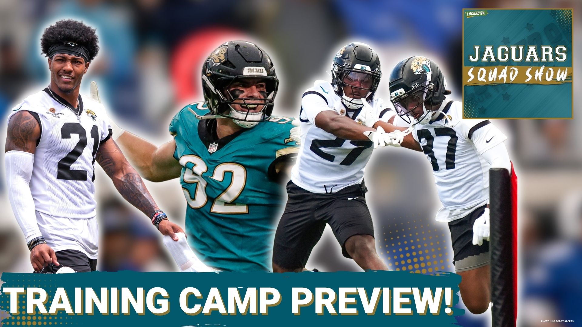 JAGUARS SQUAD SHOW: Pre-Training Camp 53-MAN ROSTER