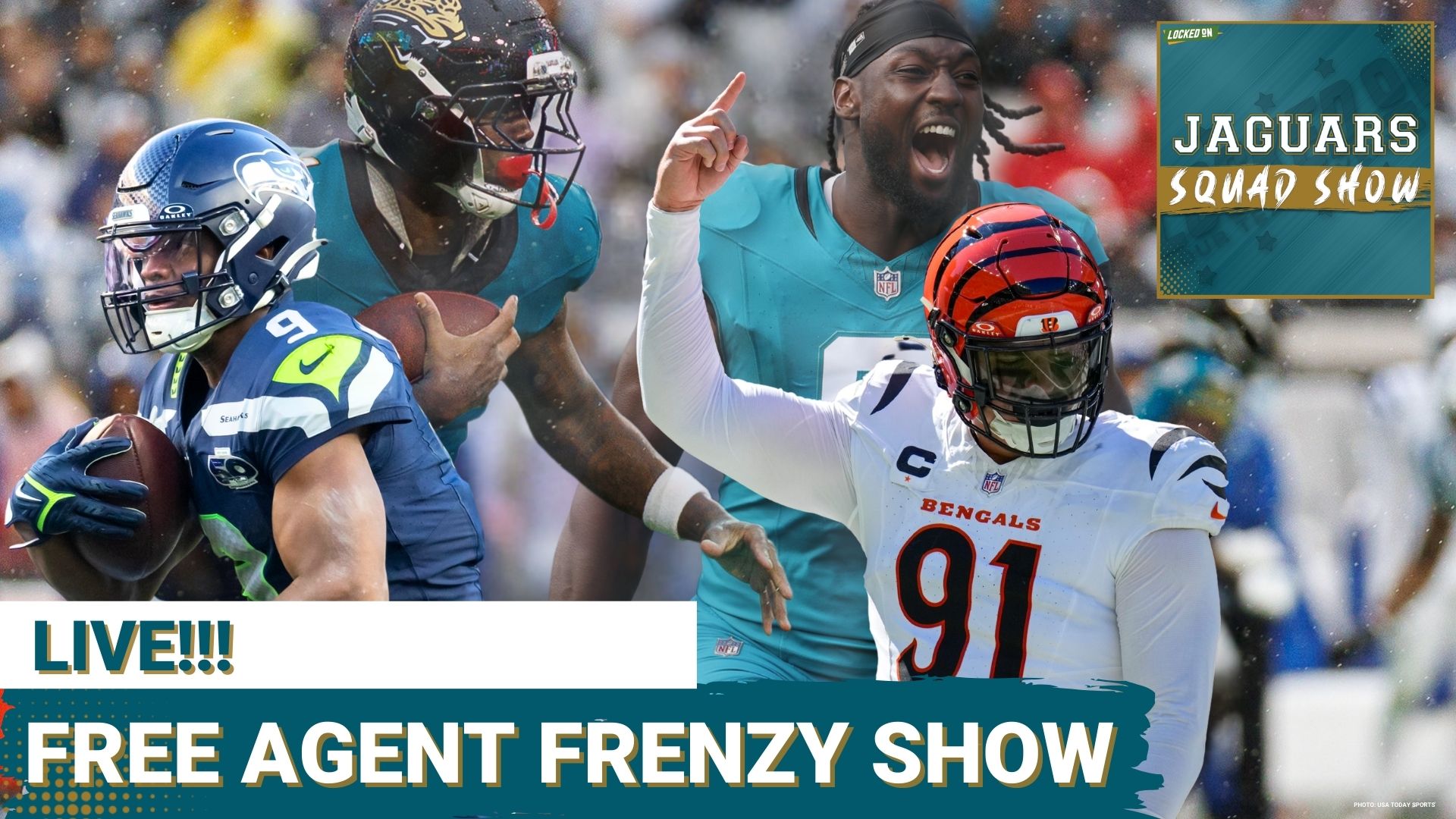 JAGUARS SQUAD SHOW: Jaguars Free Agency Frenzy Day 1 | Who’s Still on the Board