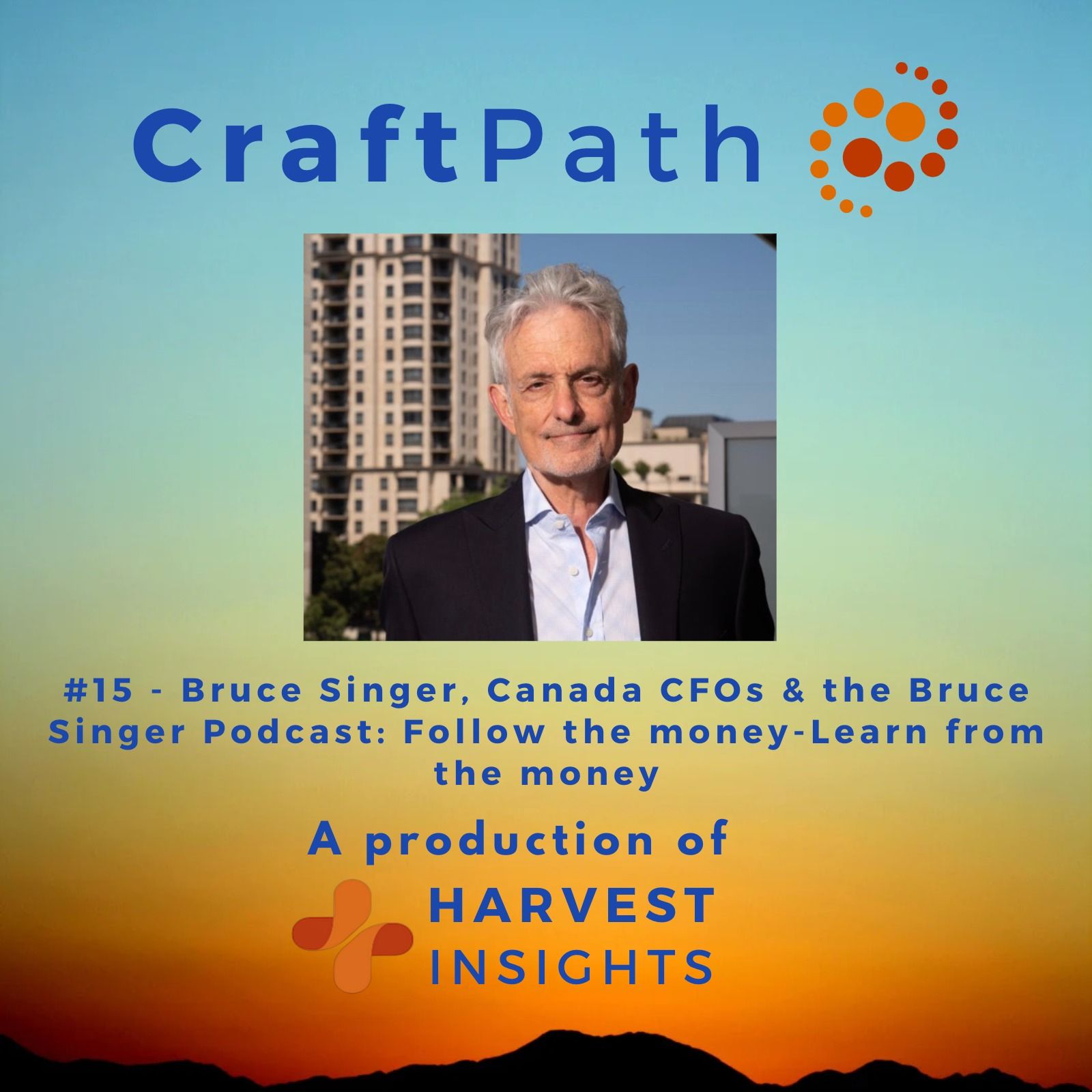 #15 - Bruce Singer, Canada CFOs & the Bruce Singer Podcast: Follow the money-Learn from the money #15 - Bruce Singer, Canada CFOs & the Bruce Singer Podcast: Follow the money-Learn from the money