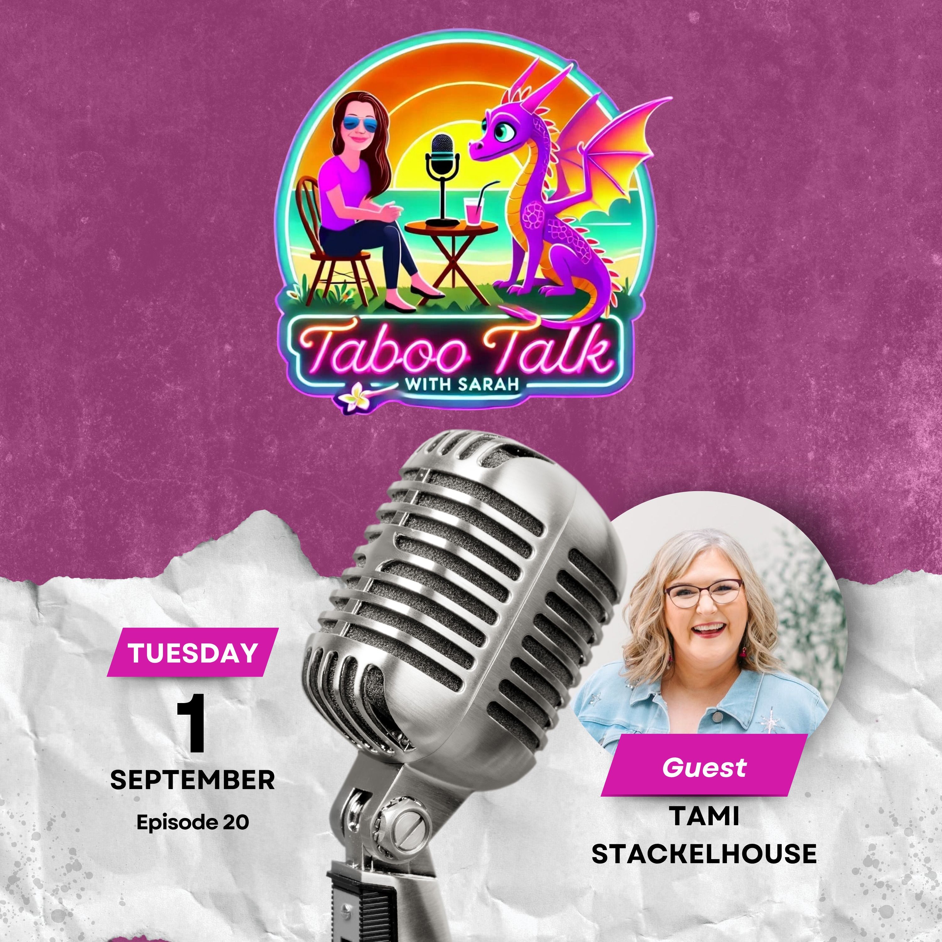 Taboo Talk Season 2 Episode 20 Your Diagnosis Is Not Your Identity: Learning to Live Again with Tami Stackelhouse episode artwork
