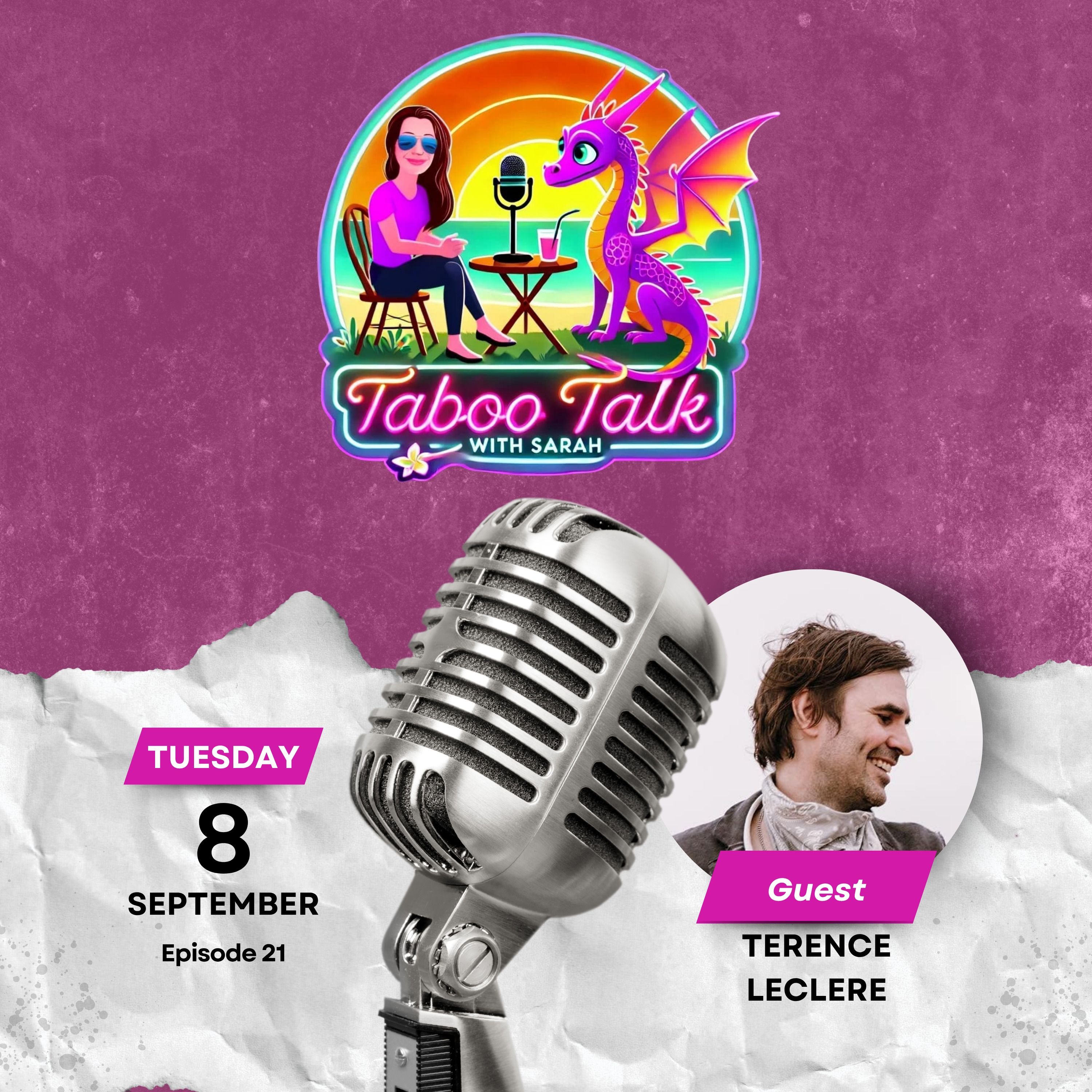 Taboo Talk Season 2 Episode 21 How Are You, Really? Connection, Belonging & Being Fully Human with Terence LeClere episode artwork