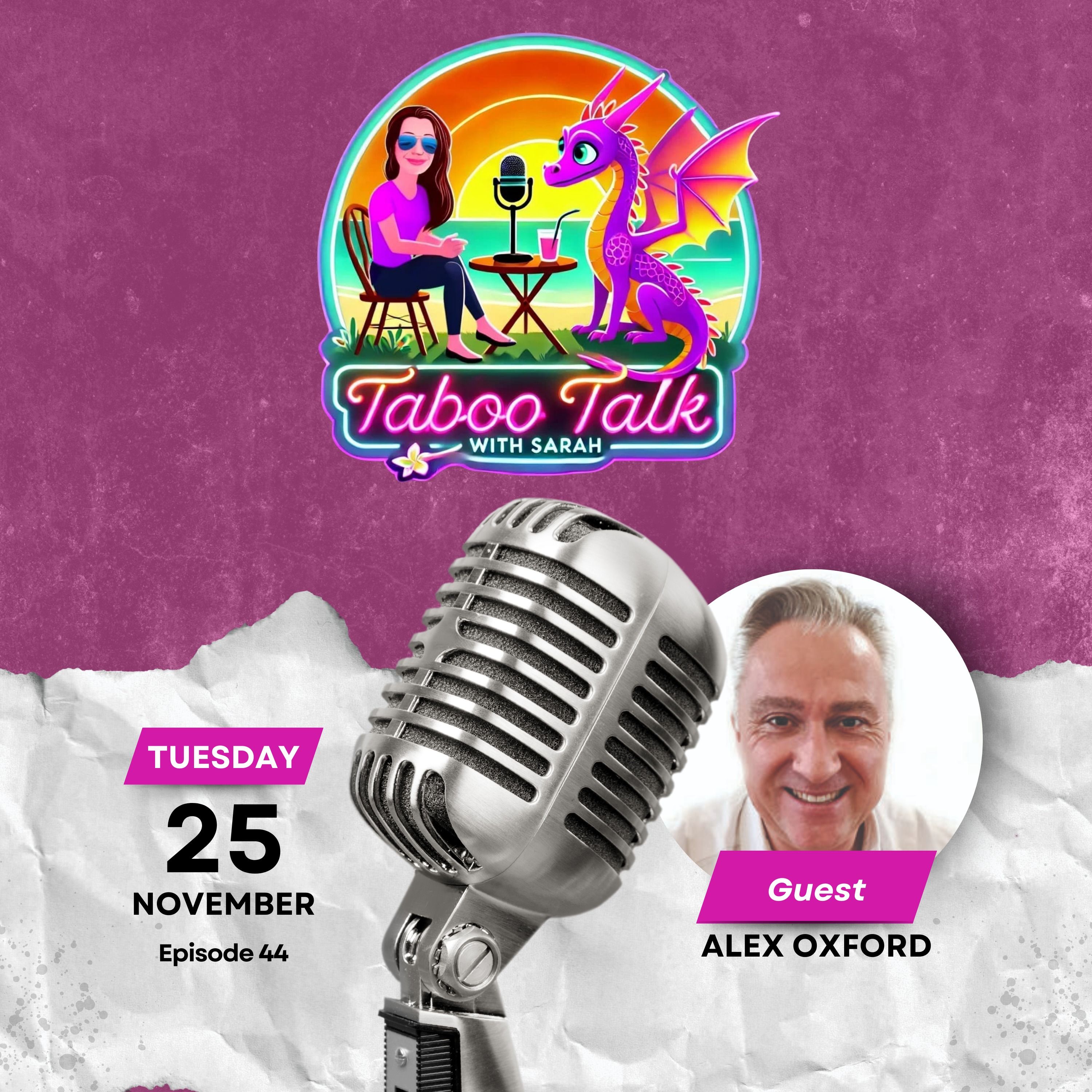 Episode 44 From Pain to Purpose: Healing, Consciousness & the Power of Frequency with Alexander Oxford