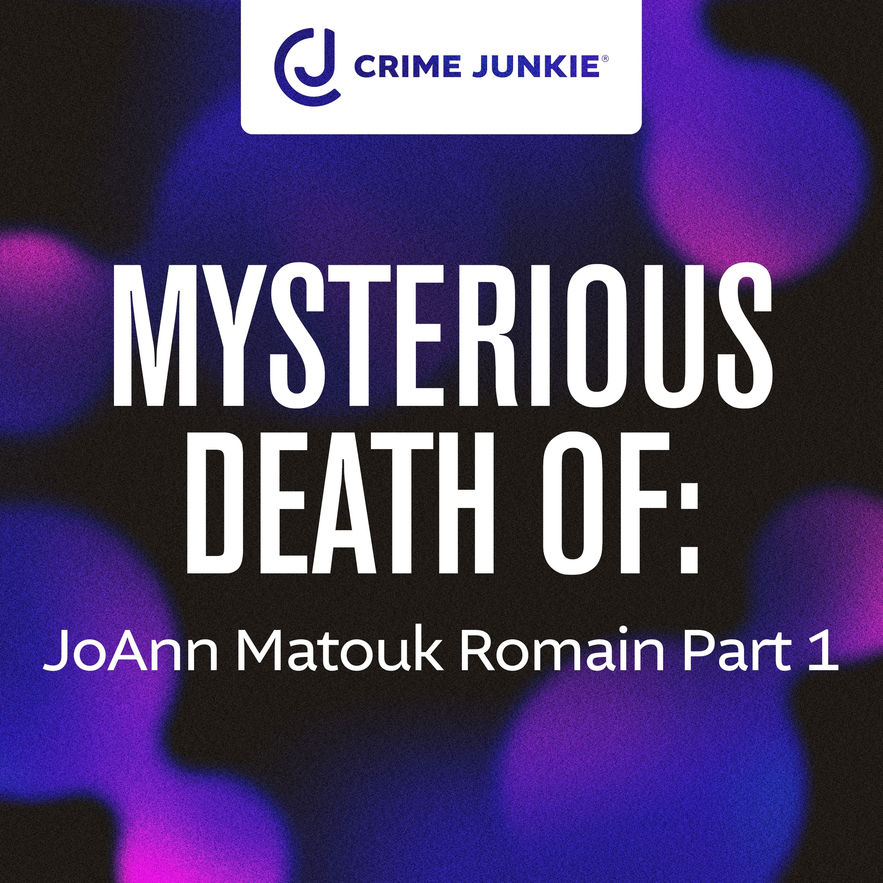 MYSTERIOUS DEATH OF: JoAnn Matouk Romain Part 1