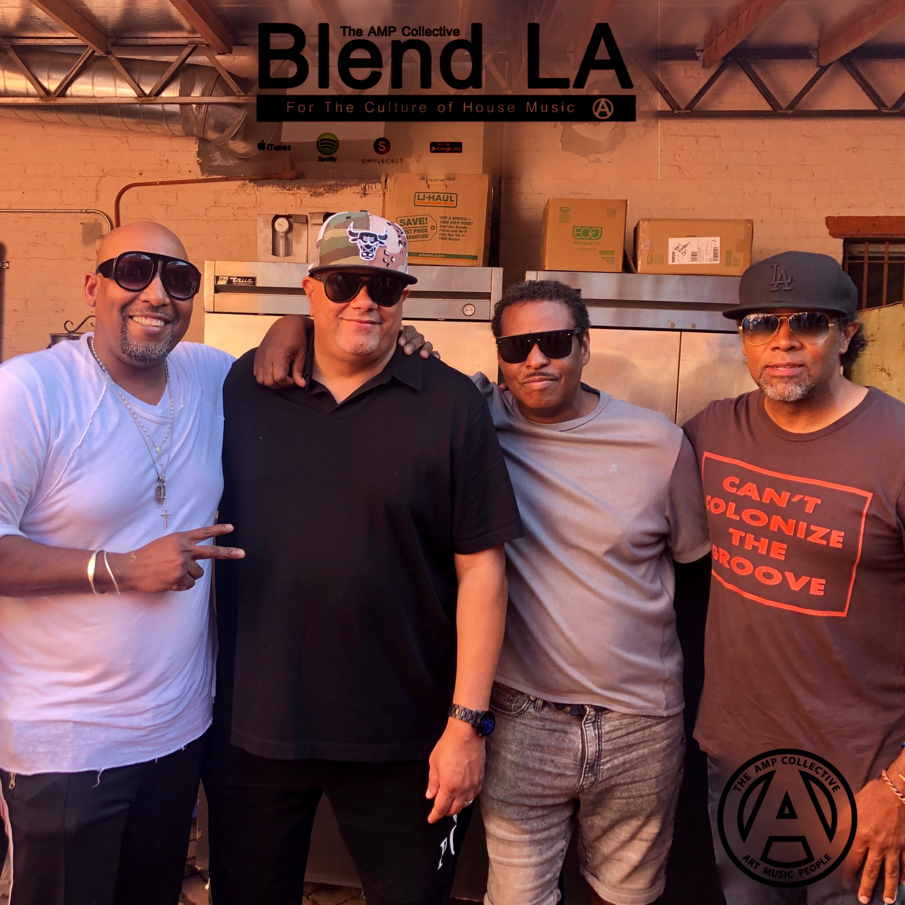House Music Podcast For House Music Culture | BLEND LA Podcast - Hosted by The AMP Collective