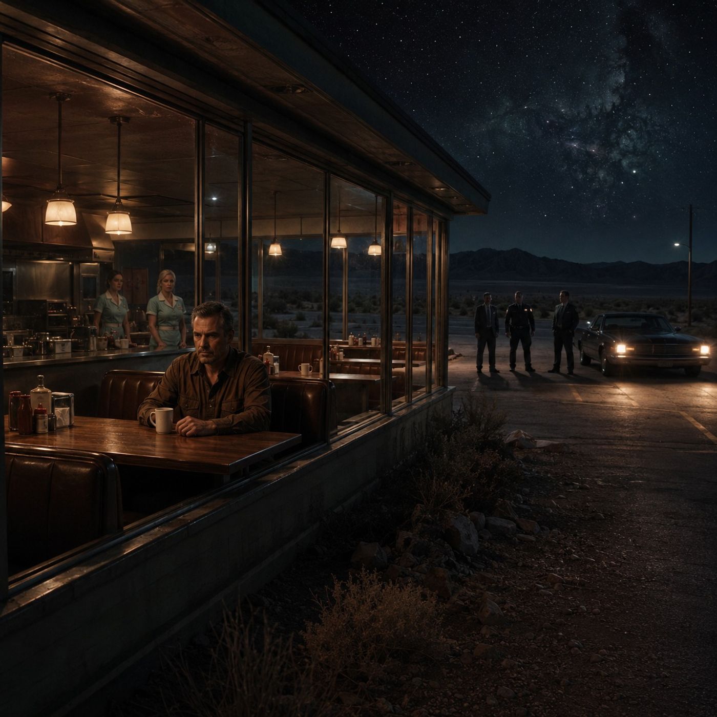 El cliente del diner que nadie puede atender episode artwork