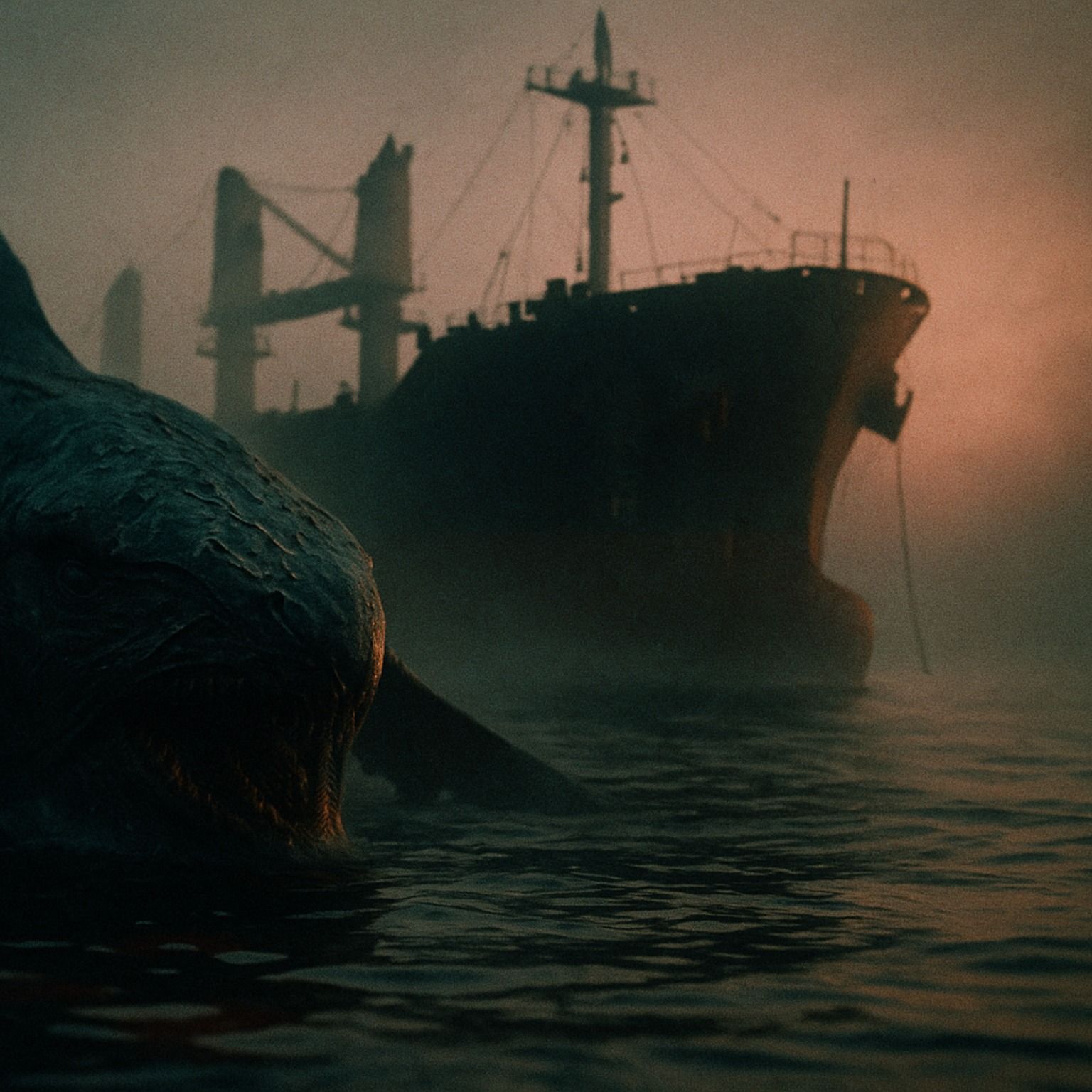 La ballena no estaba acechando el barco, estaba huyendo de algo peor La ballena no estaba acechando el barco, estaba huyendo de algo peor