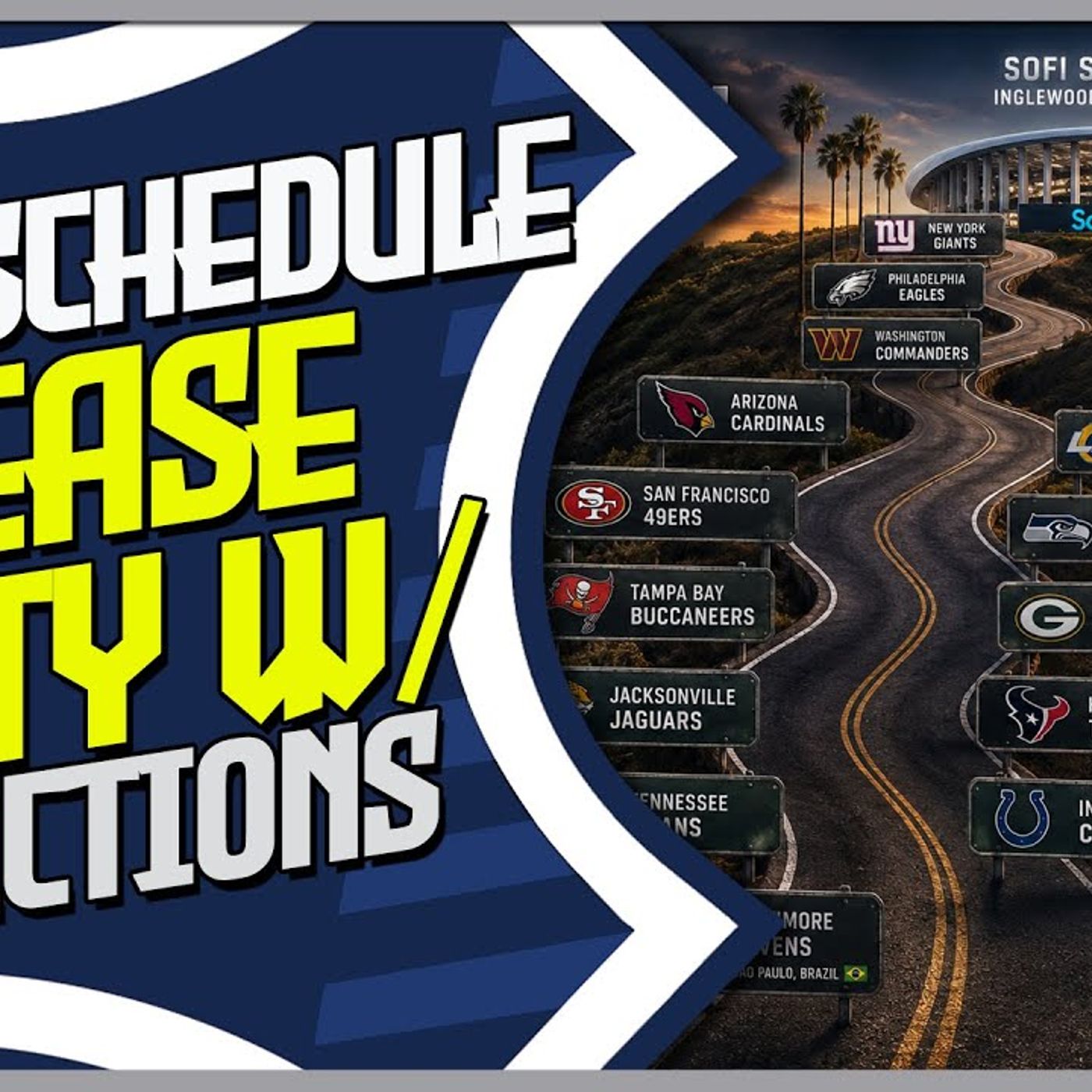 Live Dallas Cowboys Schedule Release Party with Predictions episode artwork