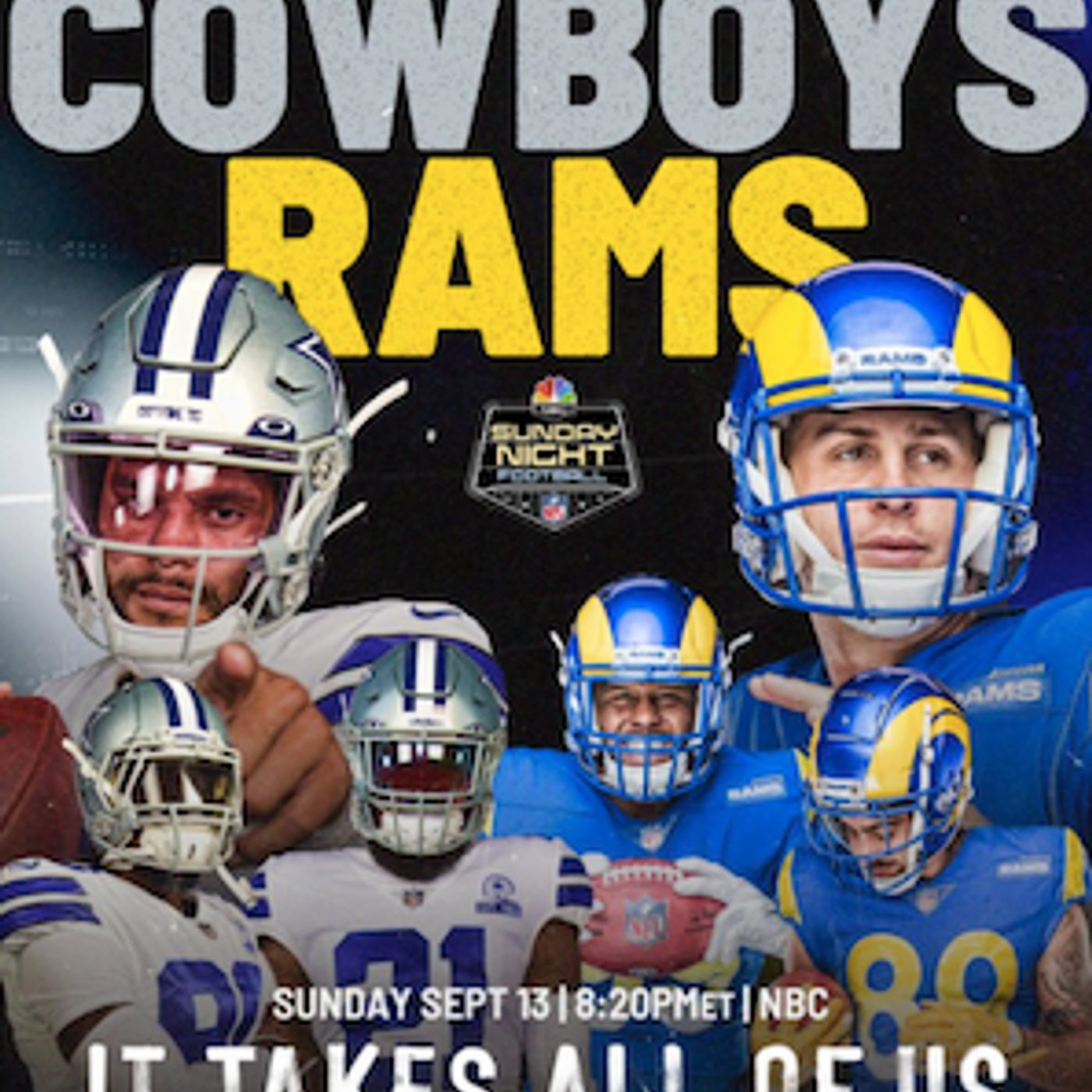 Previewing Cowboys and Rams, Week 1 NFL | Randy Gregory Extended episode artwork