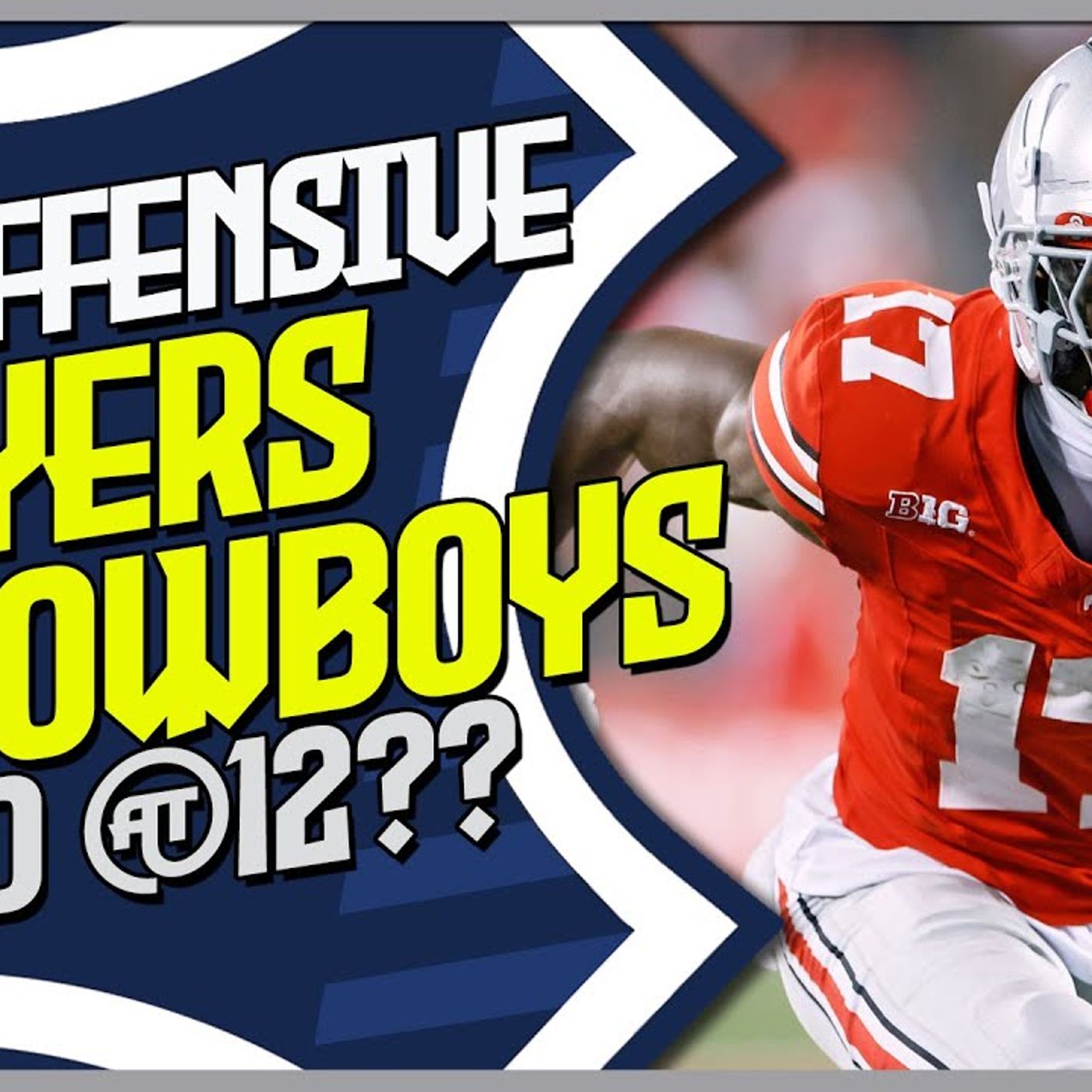 Hypothetically, Who Could be in play for Cowboys at 12, Offensively? episode artwork