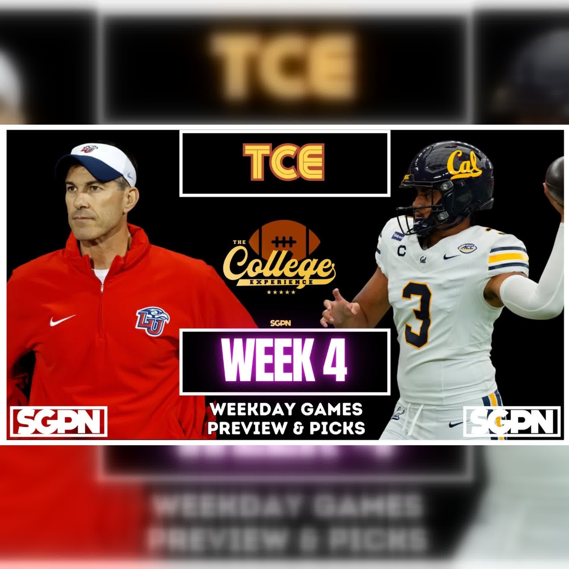 College Football Week 4 Weekday Games Preview & Picks | The College Football Experience (Ep. 3173)