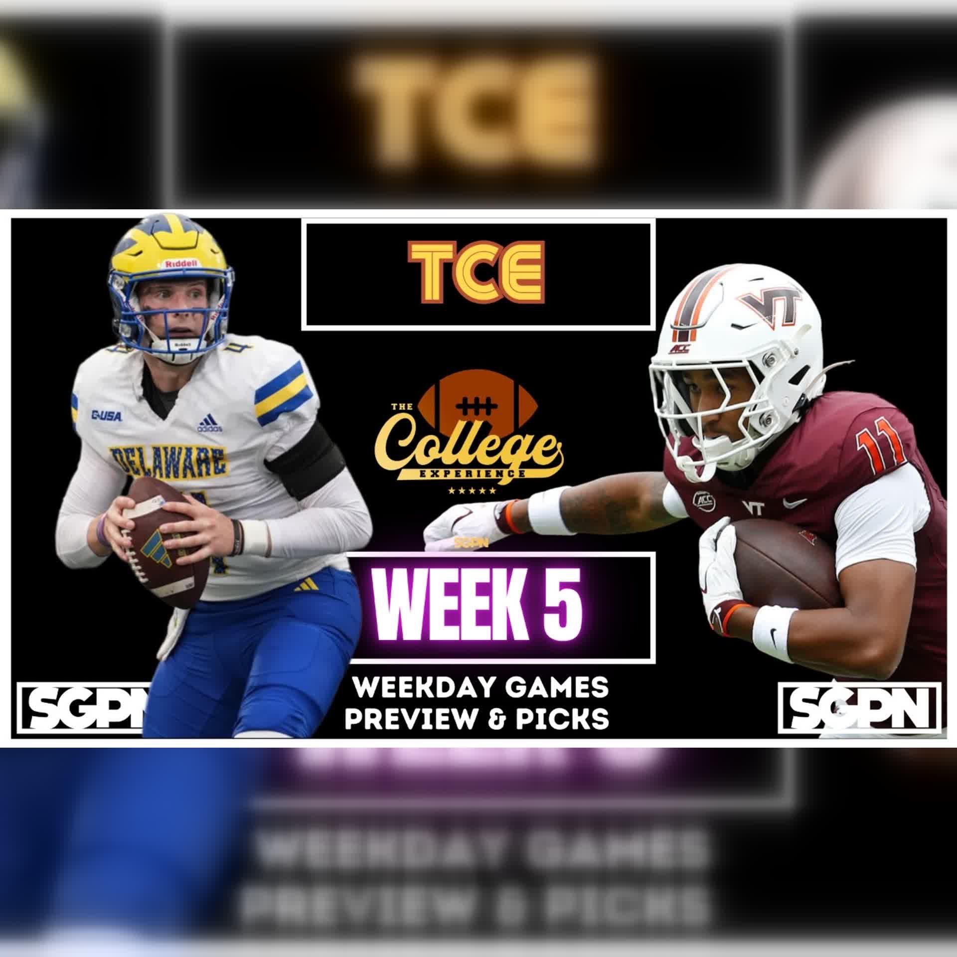2026 College Football Week 5 Weekday Games Preview & Picks | The College Football Experience (Ep. 3178) episode artwork