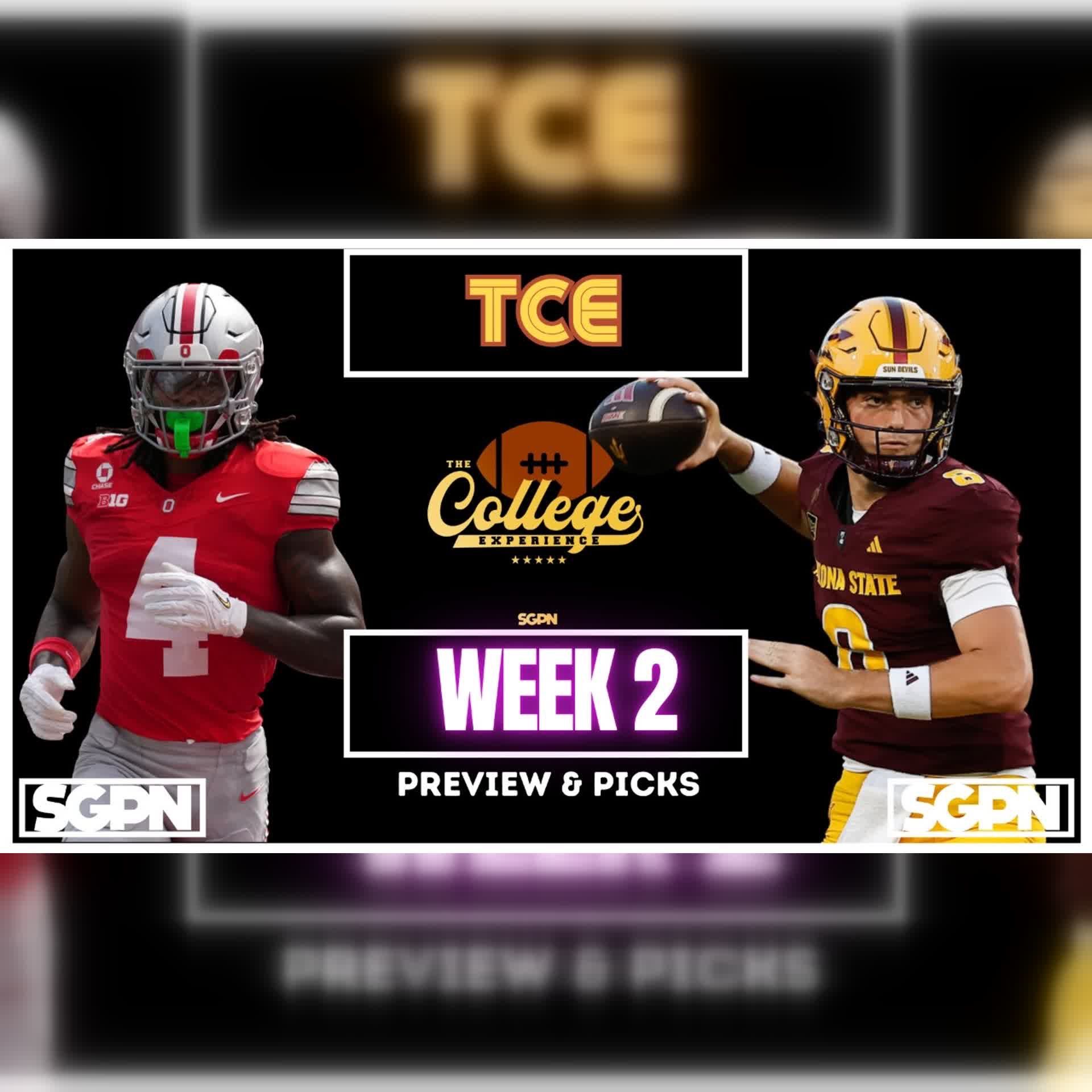 College Football Week 2 Preview & Picks | The College Football Experience (Ep. 3165)