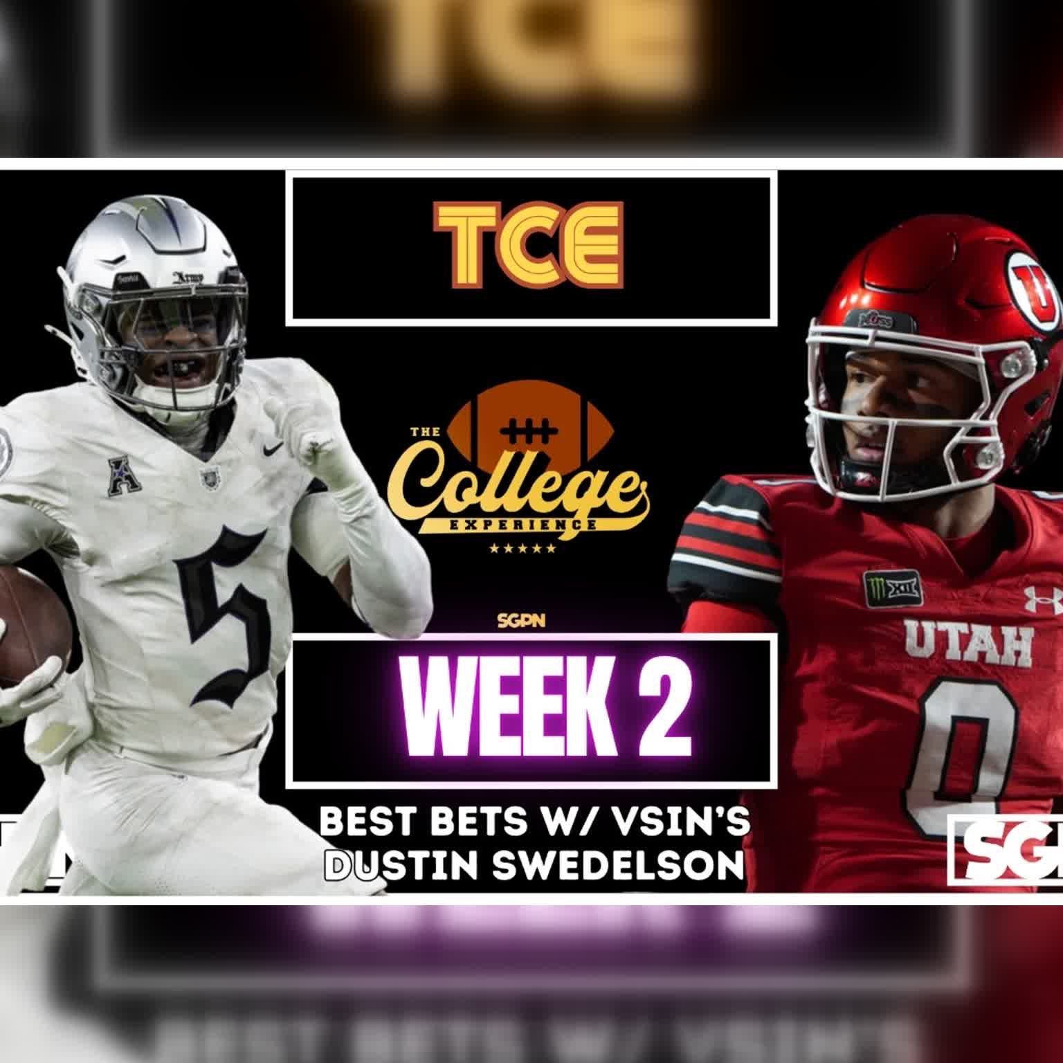 College Football Week 2 Best Bets With VSIN's Dustin Swedelson | The College Football Experience (Ep. 3164)