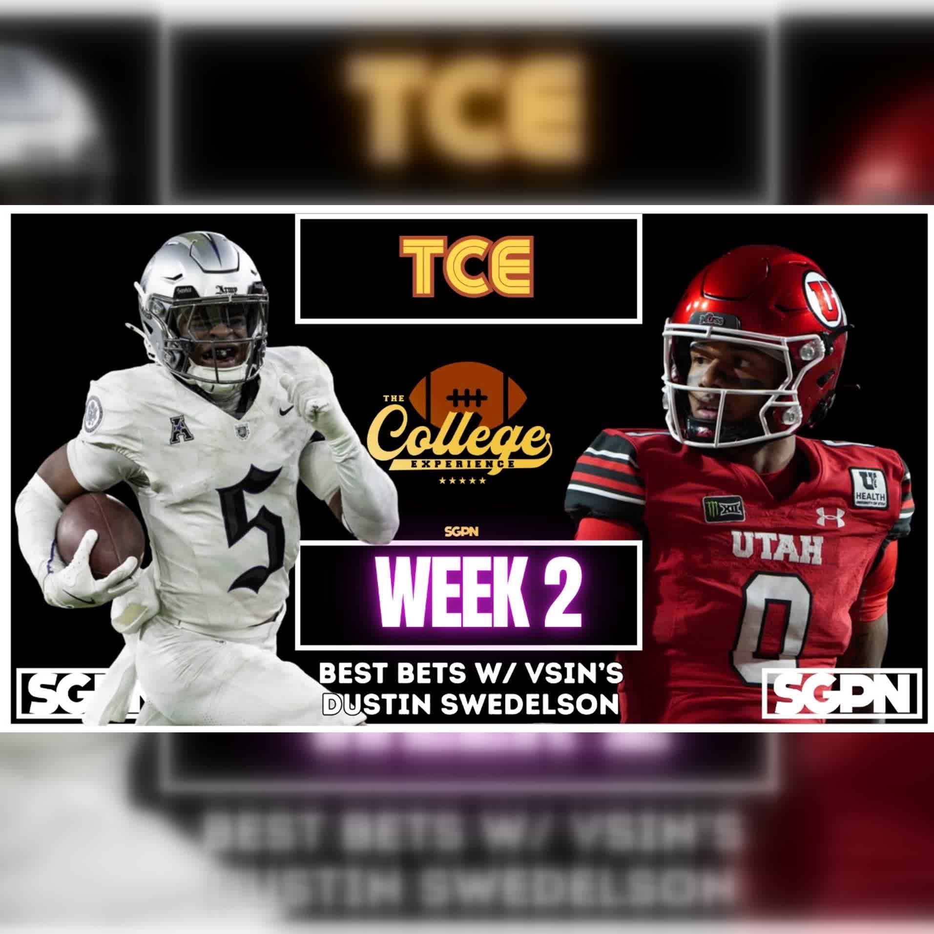 College Football Week 2 Best Bets With VSIN's Dustin Swedelson (Ep. 3164) episode artwork