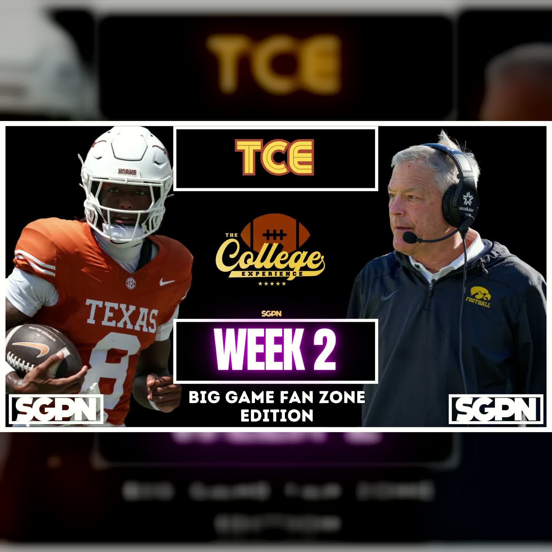 College Football Week 2 Big Game Fan Zone: Cy-Hawk & Buckeyes-Longhorns (Ep. 3167) College Football Week 2 Big Game Fan Zone: Cy-Hawk & Buckeyes-Longhorns (Ep. 3167)