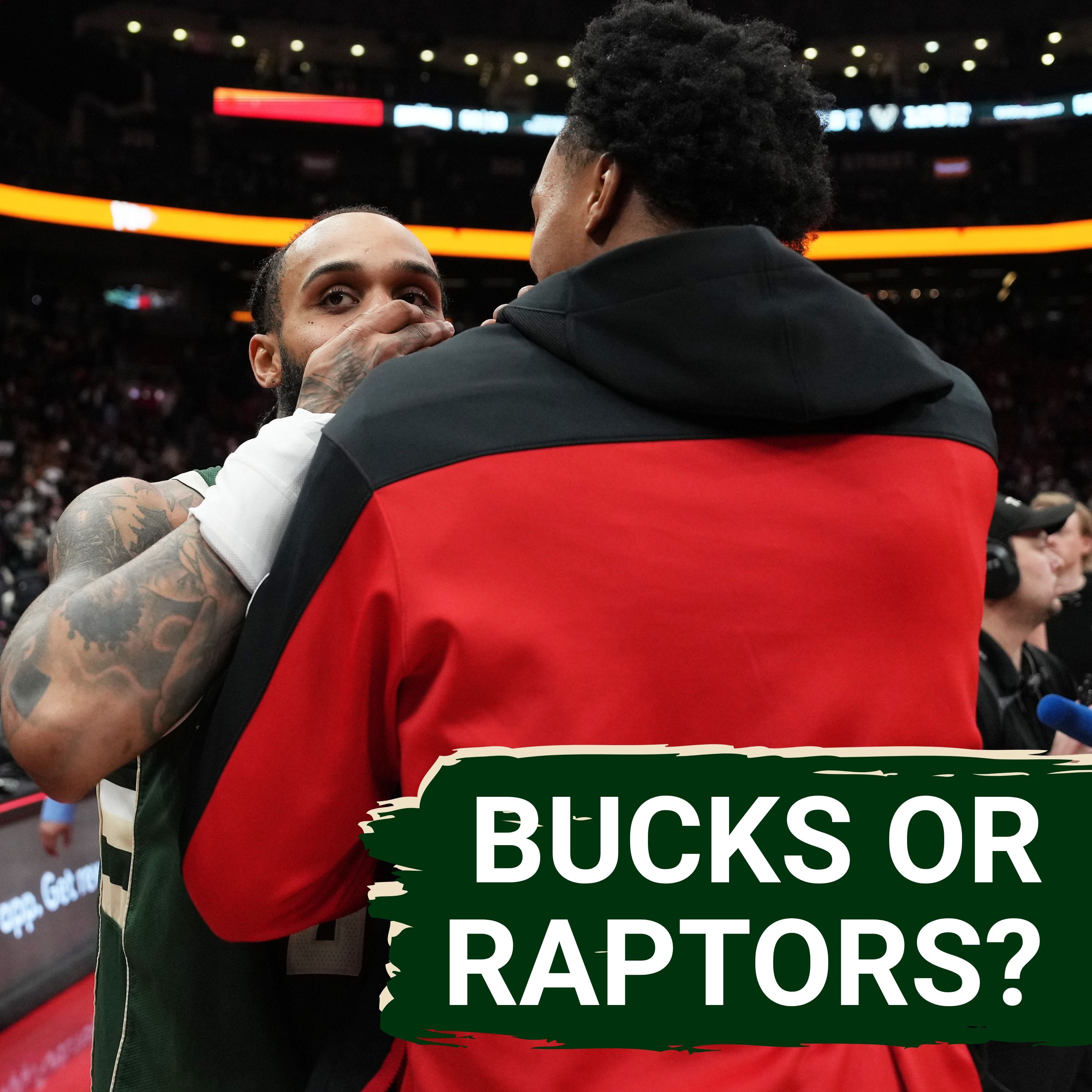 Which team is positioned for a bigger year: the Milwaukee Bucks or the Toronto Raptors?