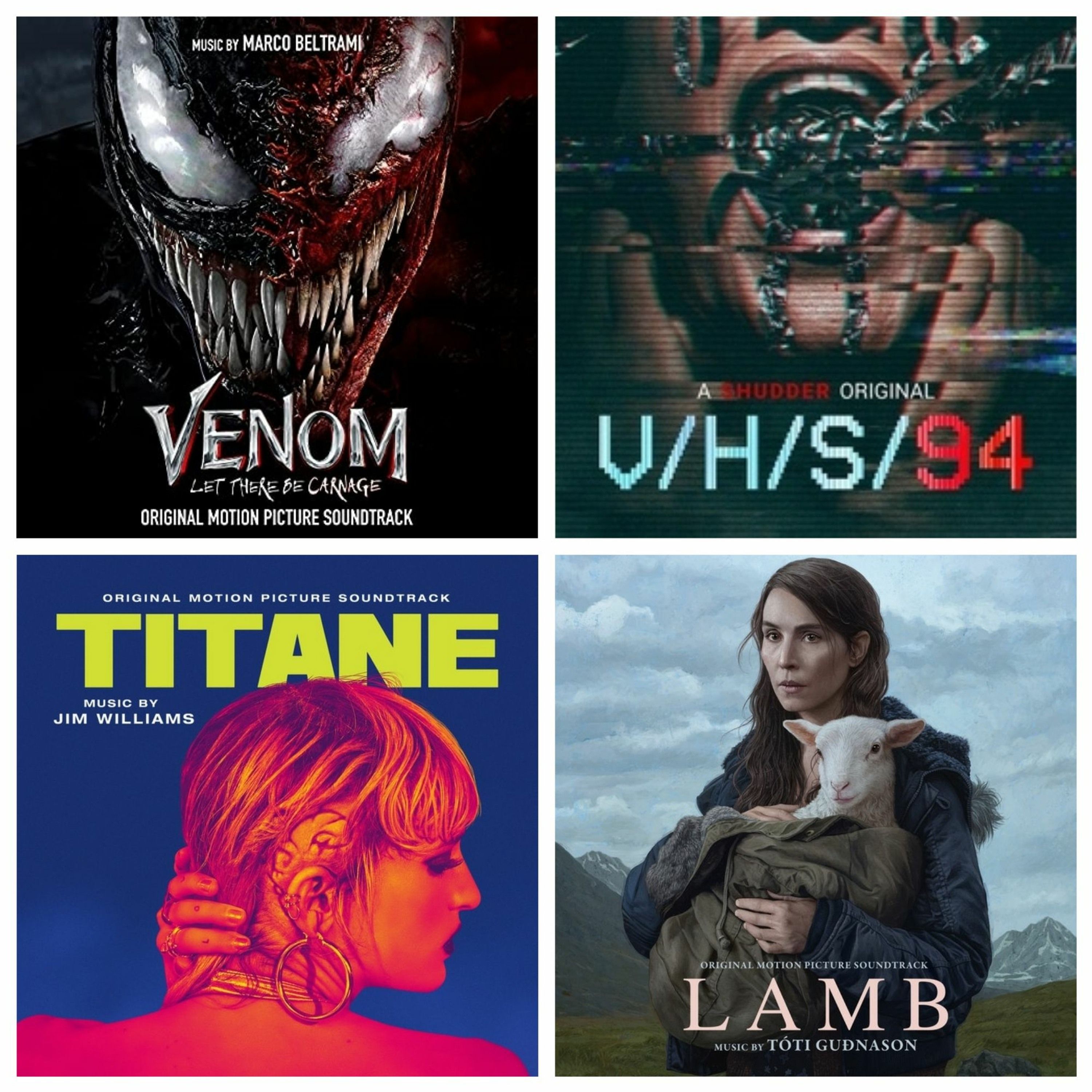 Venom Let There Be Carnage 2021 aka Venom 2 , V/H/S/94 on Shudder, Titane 2021, A24 Lamb 2021