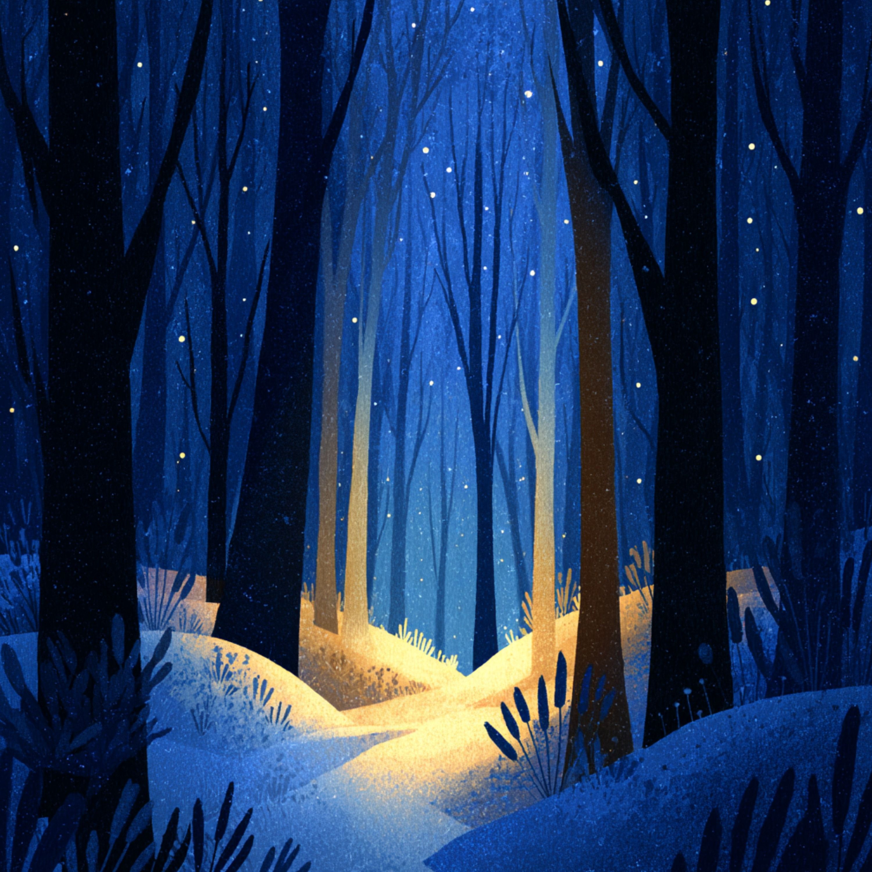 Silent Snowfall Ambience | Calm Winter Atmosphere