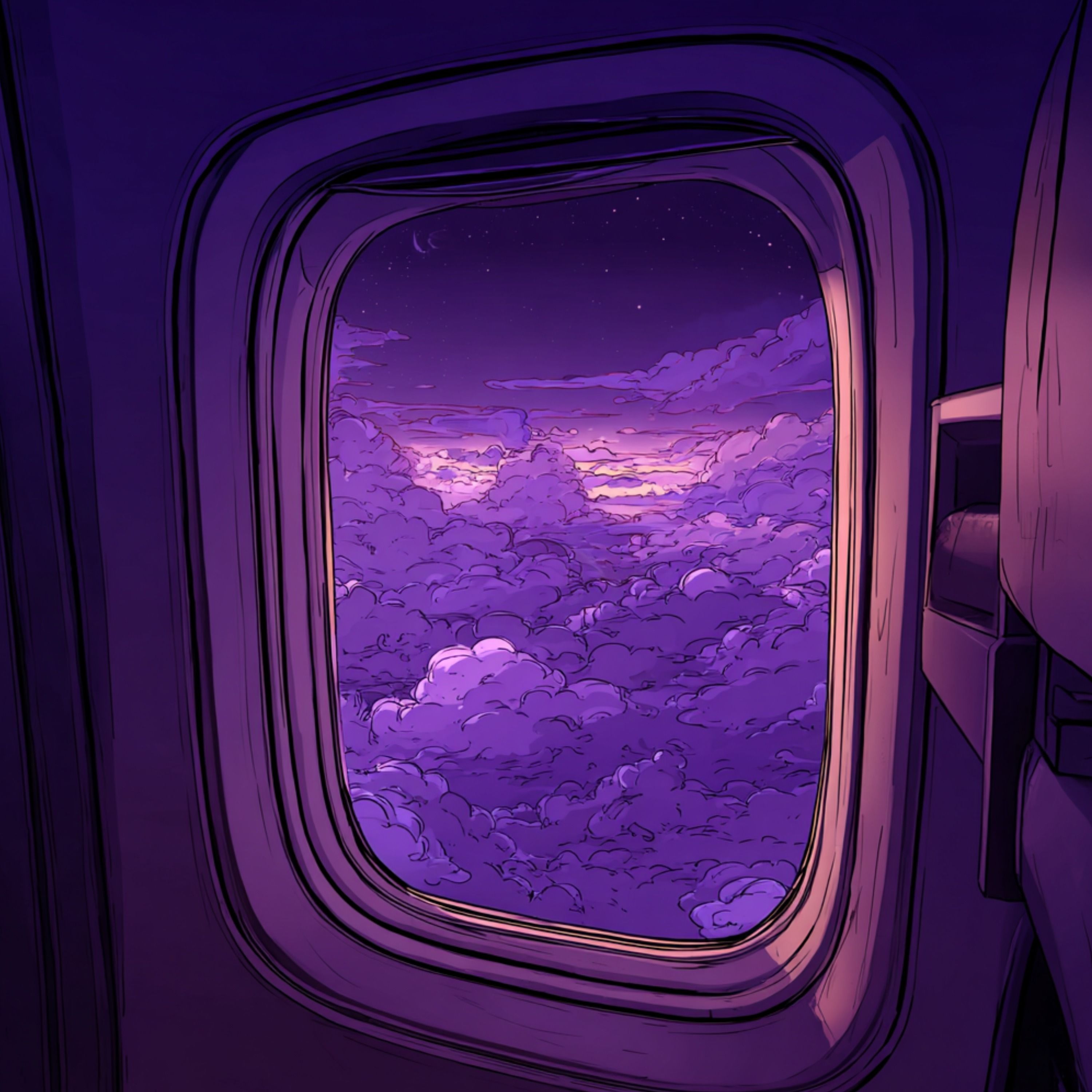 Airplane Cabin White Noise for Deep Sleep