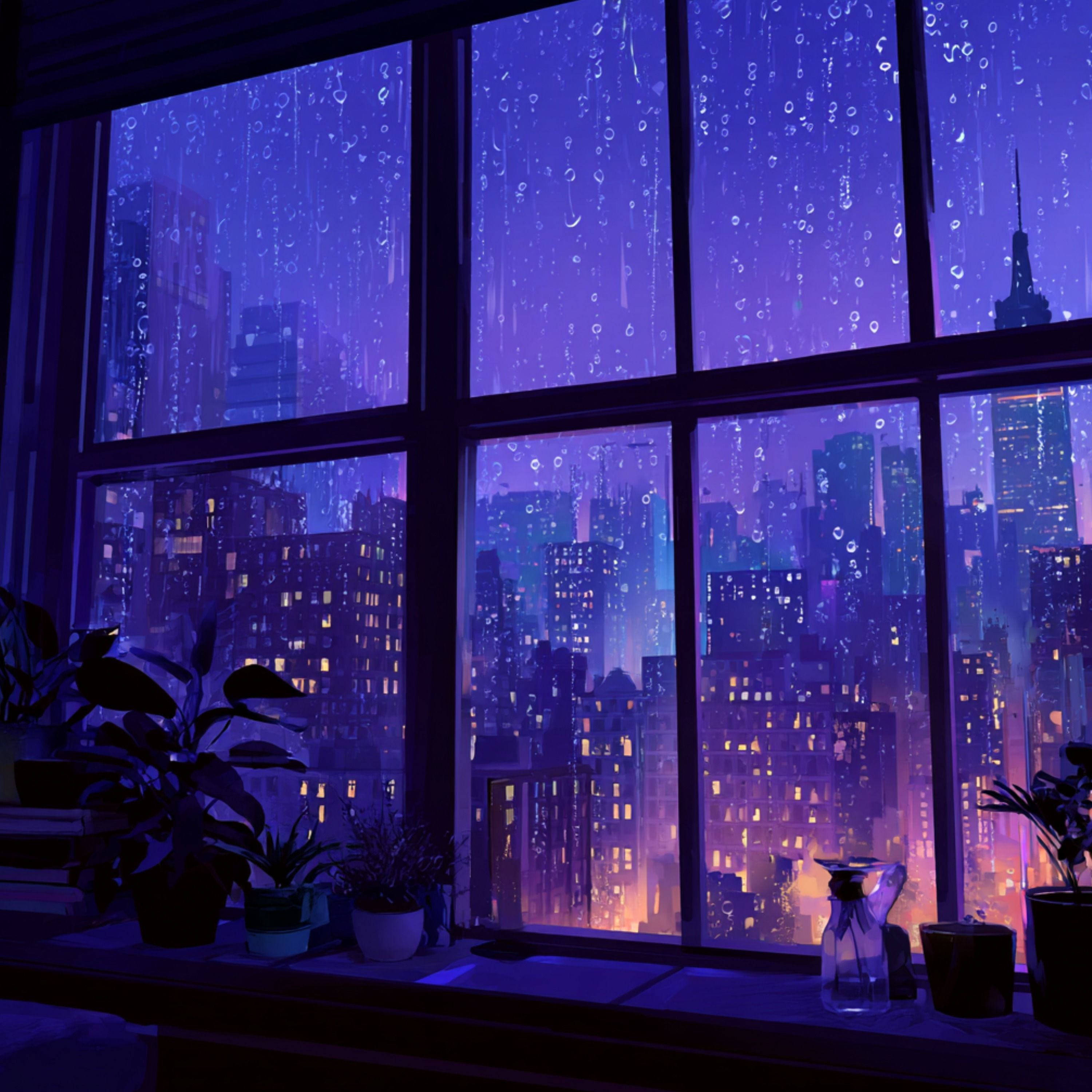 Gentle City Rain by the Window & Calming Sounds Gentle City Rain by the Window & Calming Sounds