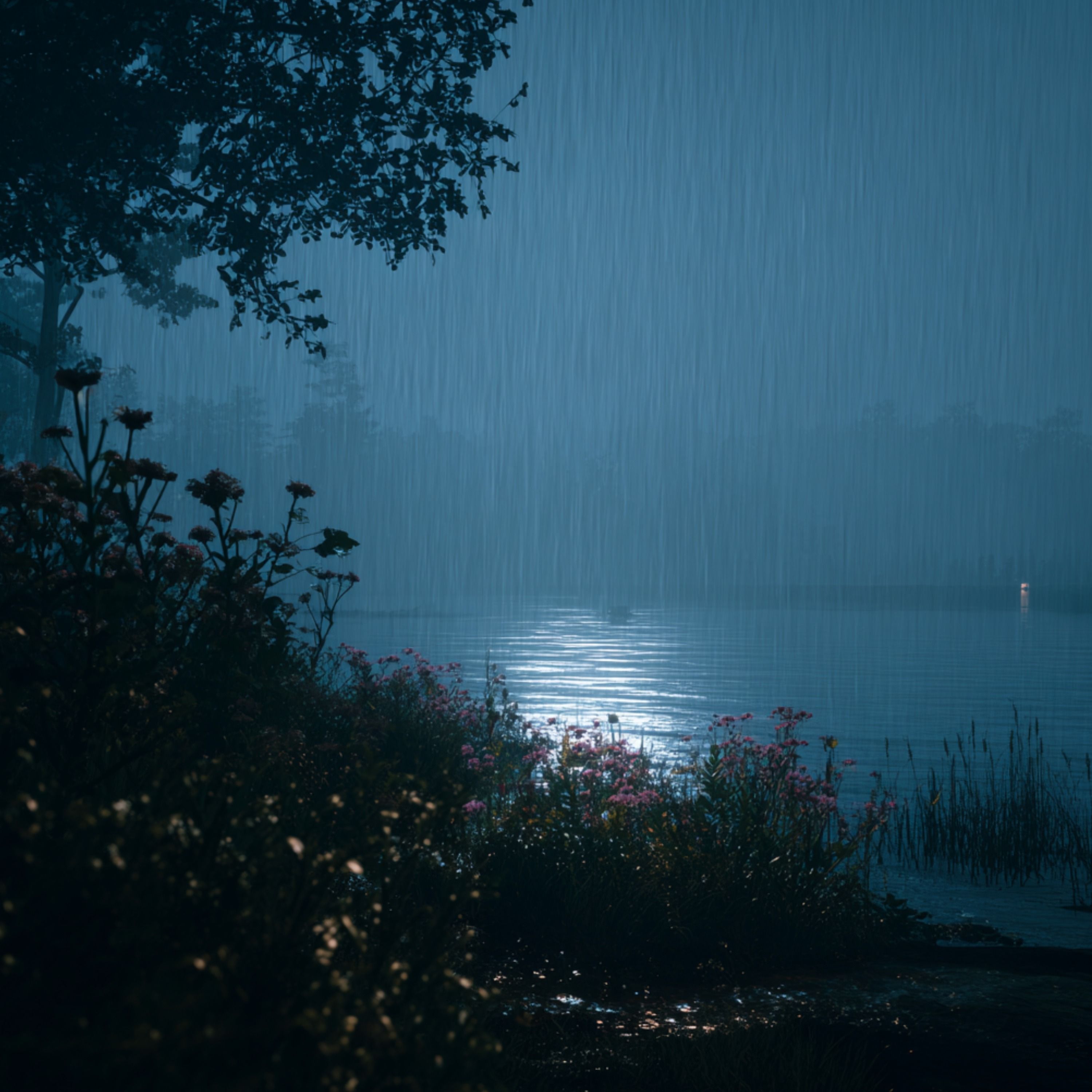 Rain Over a Silent Lake | Relaxing Nature Sounds artwork