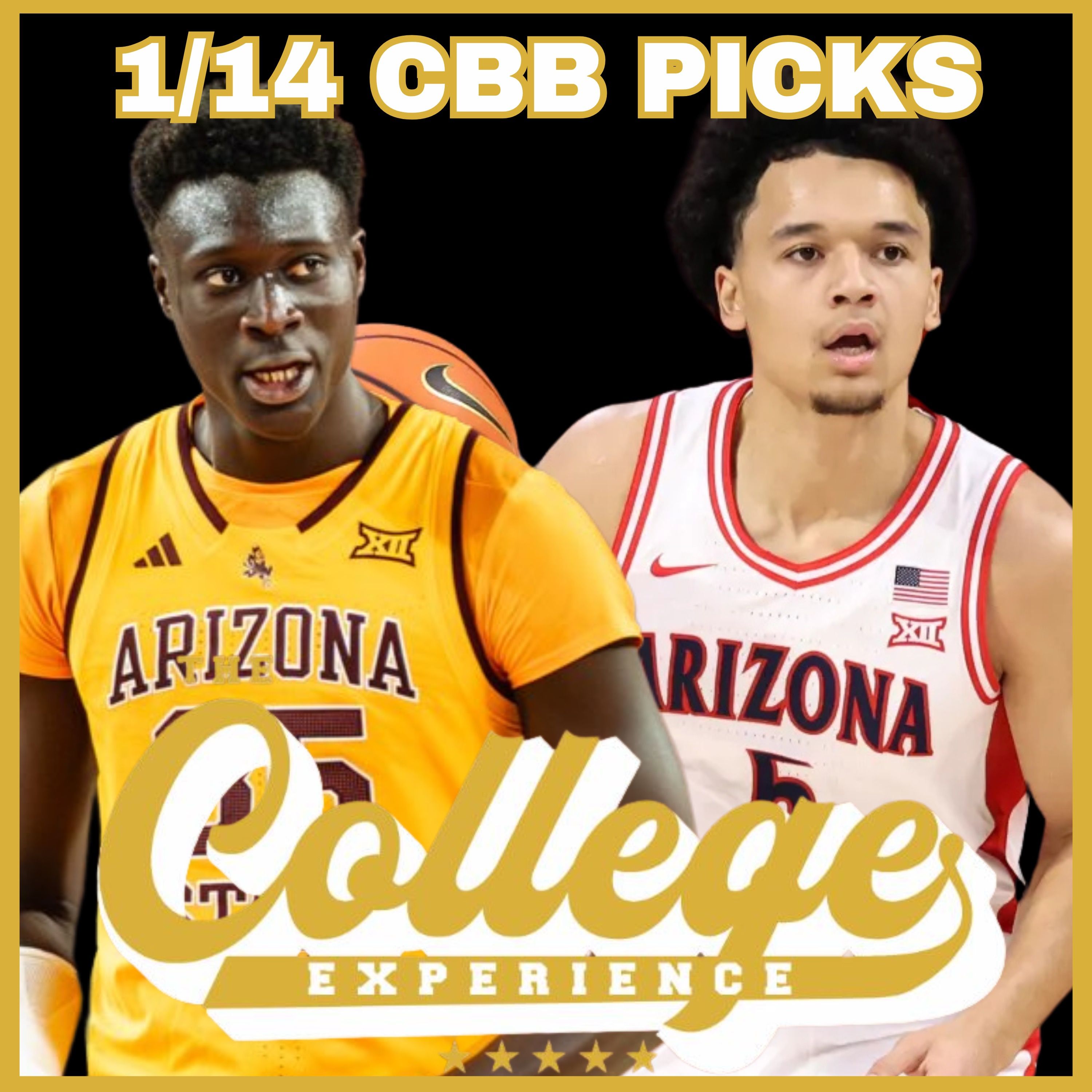 College Basketball Picks For January 14th (Ep. 1080)