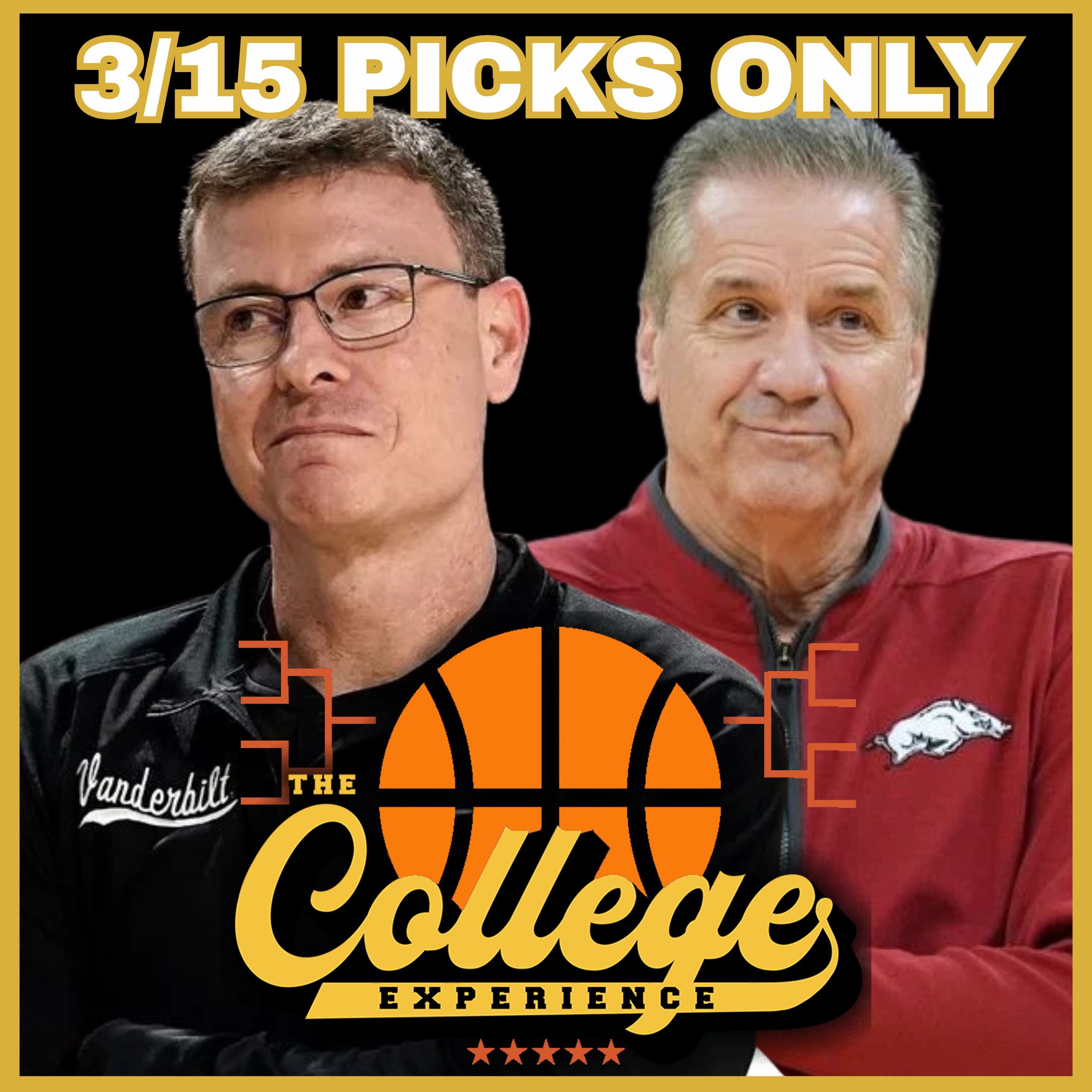 College Basketball PICKS ONLY - Sunday, March 15th | TCE Trims (Ep. 1118)