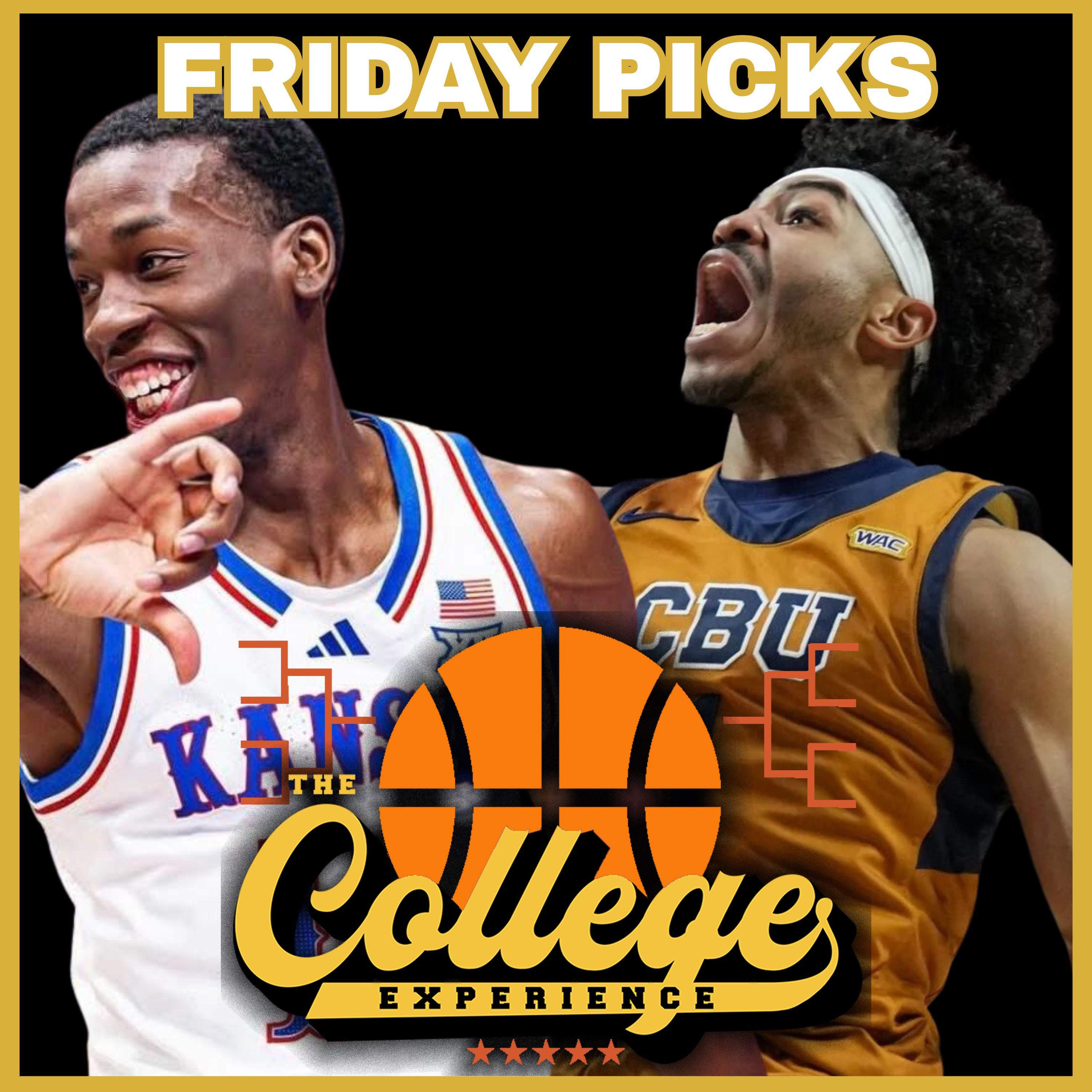 March Madness Picks For Friday, March 20th - 2026 NCAA Tournament College Basketball Round of 64 | The College Experience: Basketball (Ep. 1129)