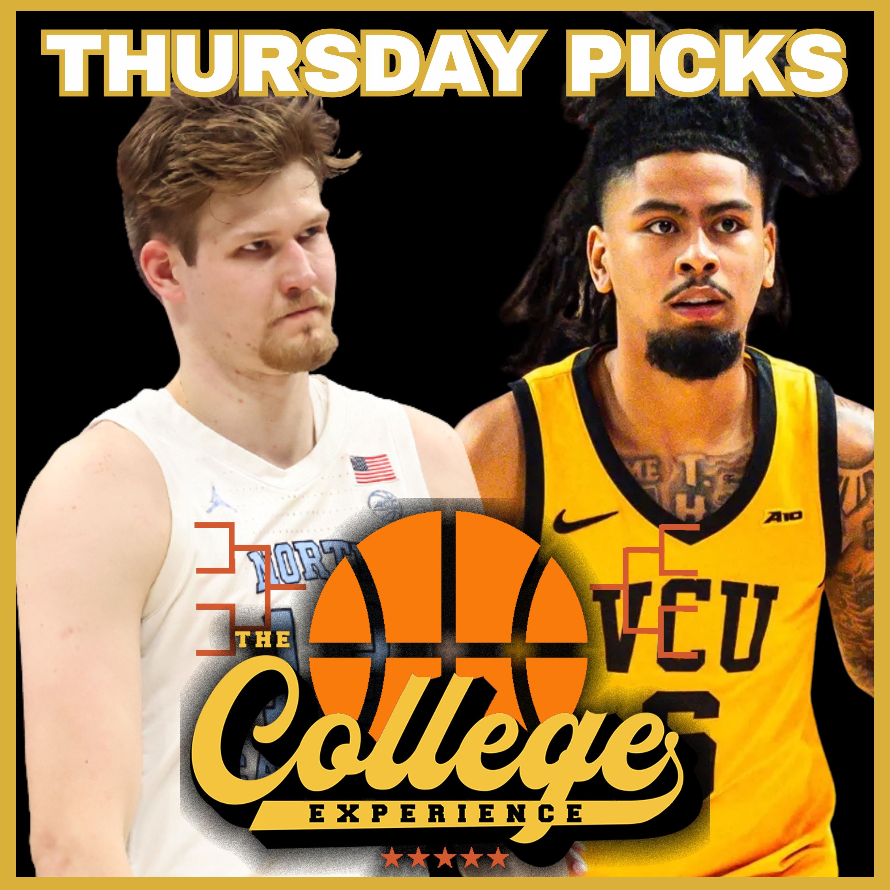 March Madness Picks For Thursday, March 19th - 2026 NCAA Tournament College Basketball Round of 64 | The College Experience: Basketball