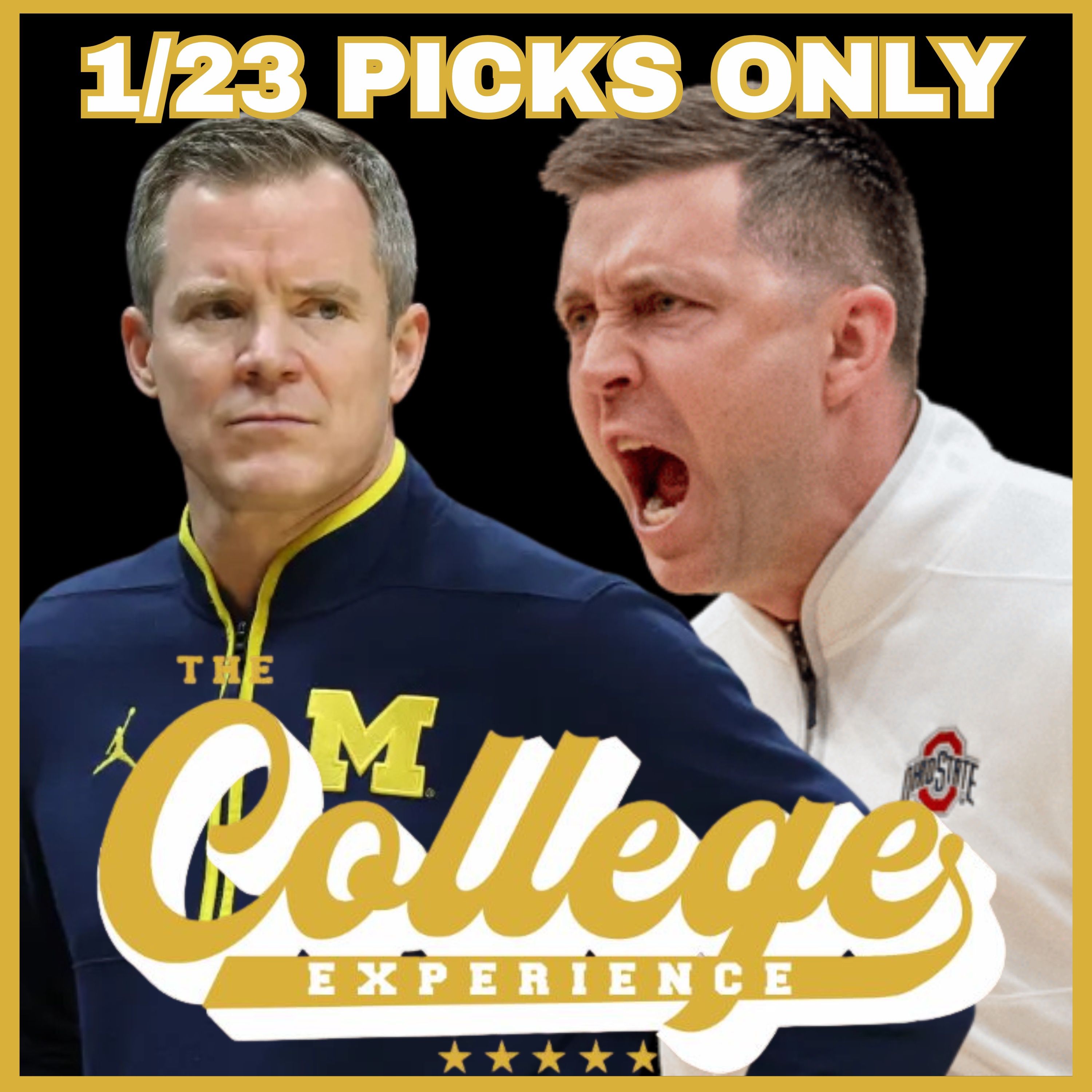 College Basketball PICKS ONLY - Friday, January 23rd | TCE Trims (Ep. 1097)