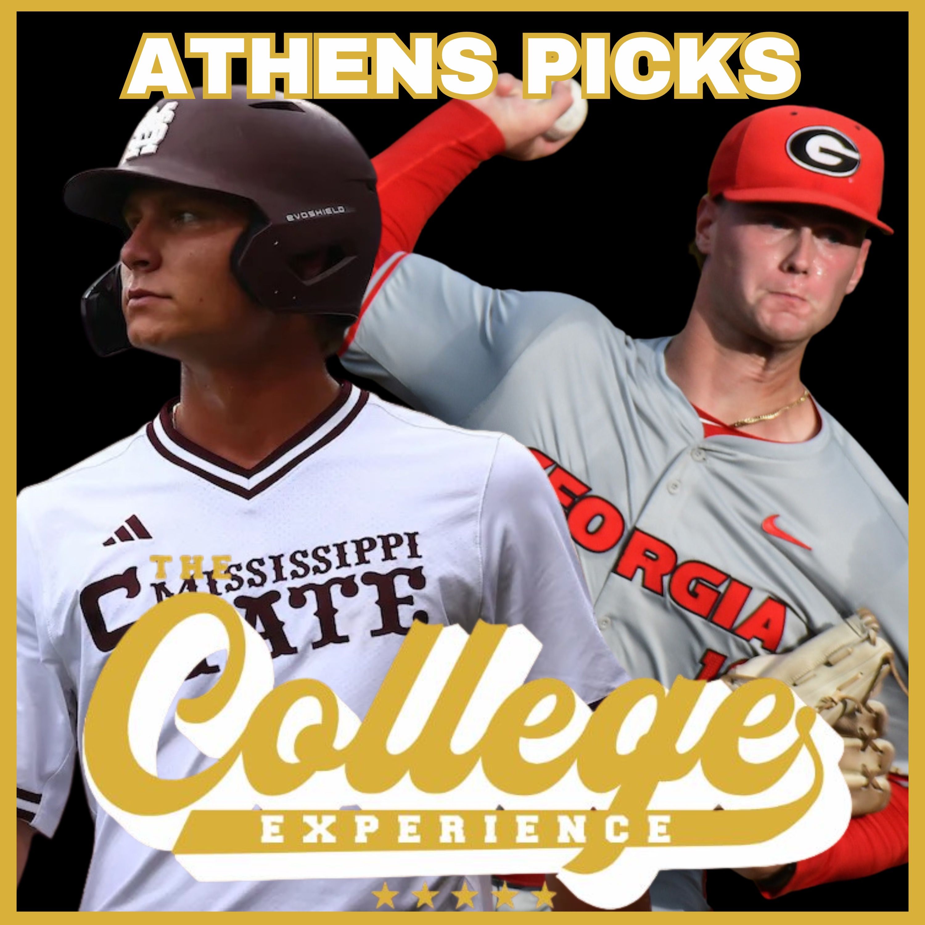 Georgia vs Mississippi State Athens Super Regional Picks - 2026 NCAA Baseball Tournament (Ep. 242)