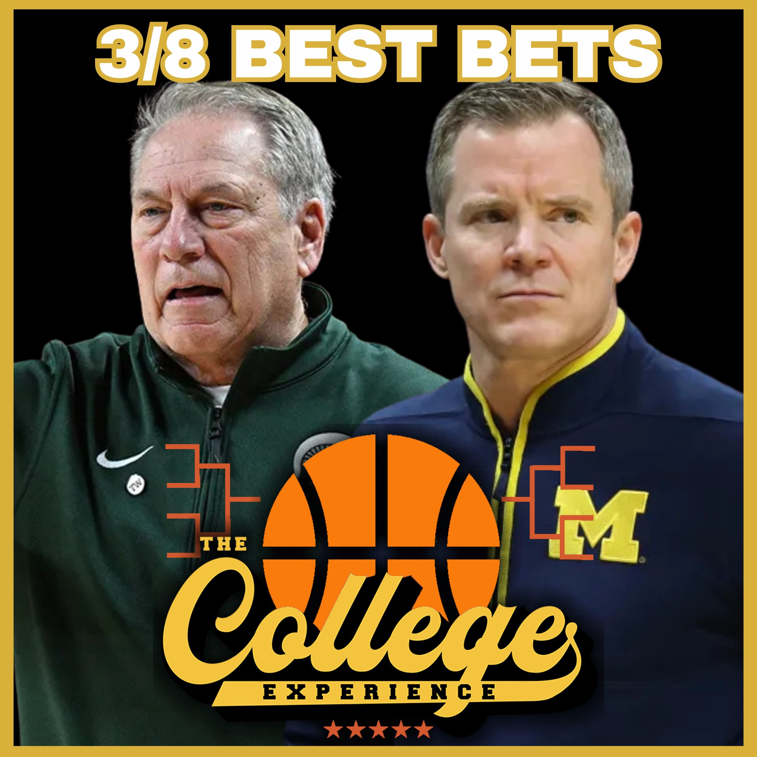 College Basketball Best Bets For March 8th | The College Experience: Basketball (Ep. 1090)