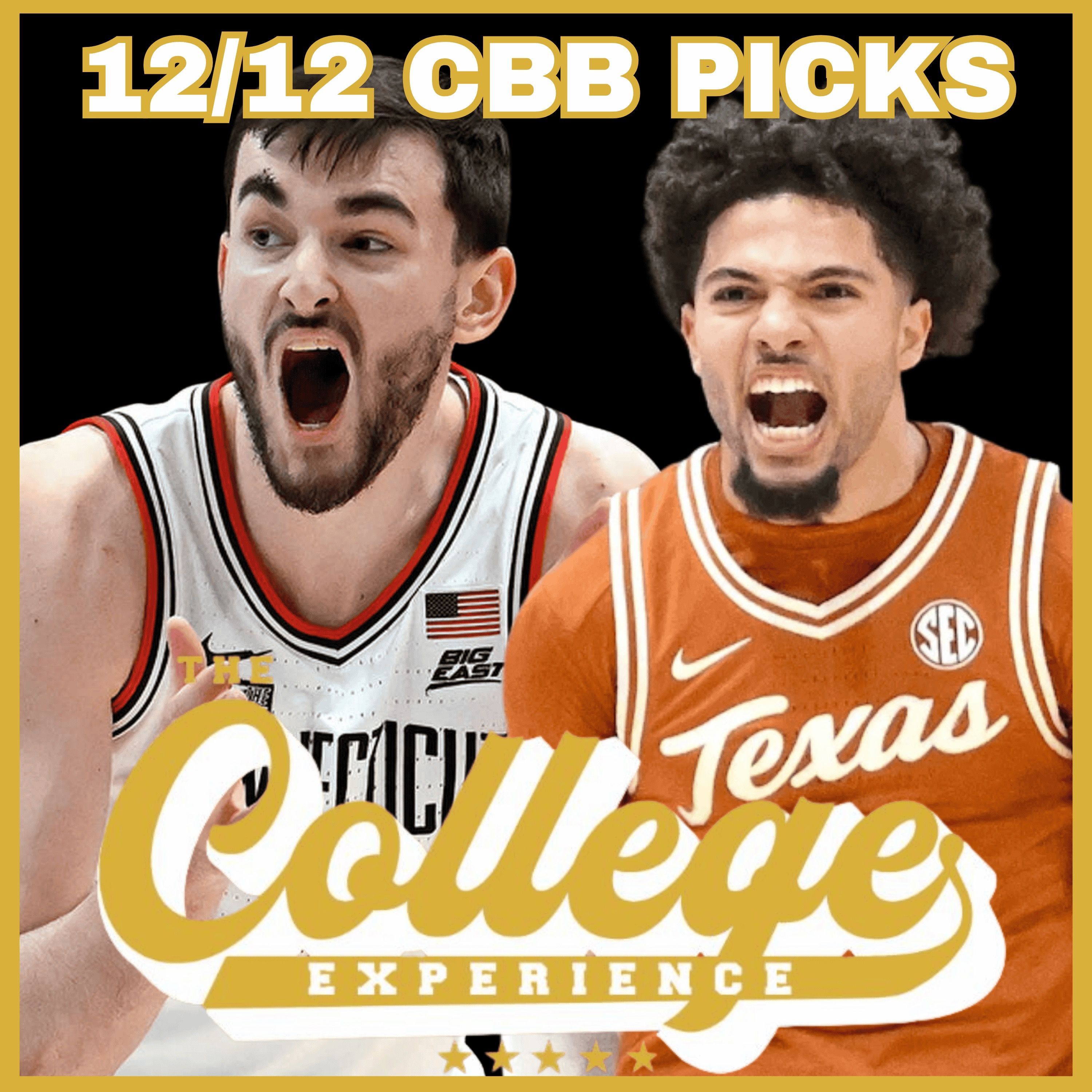 College Basketball Picks For December 12th | The College Experience: Basketball (Ep. 1033)